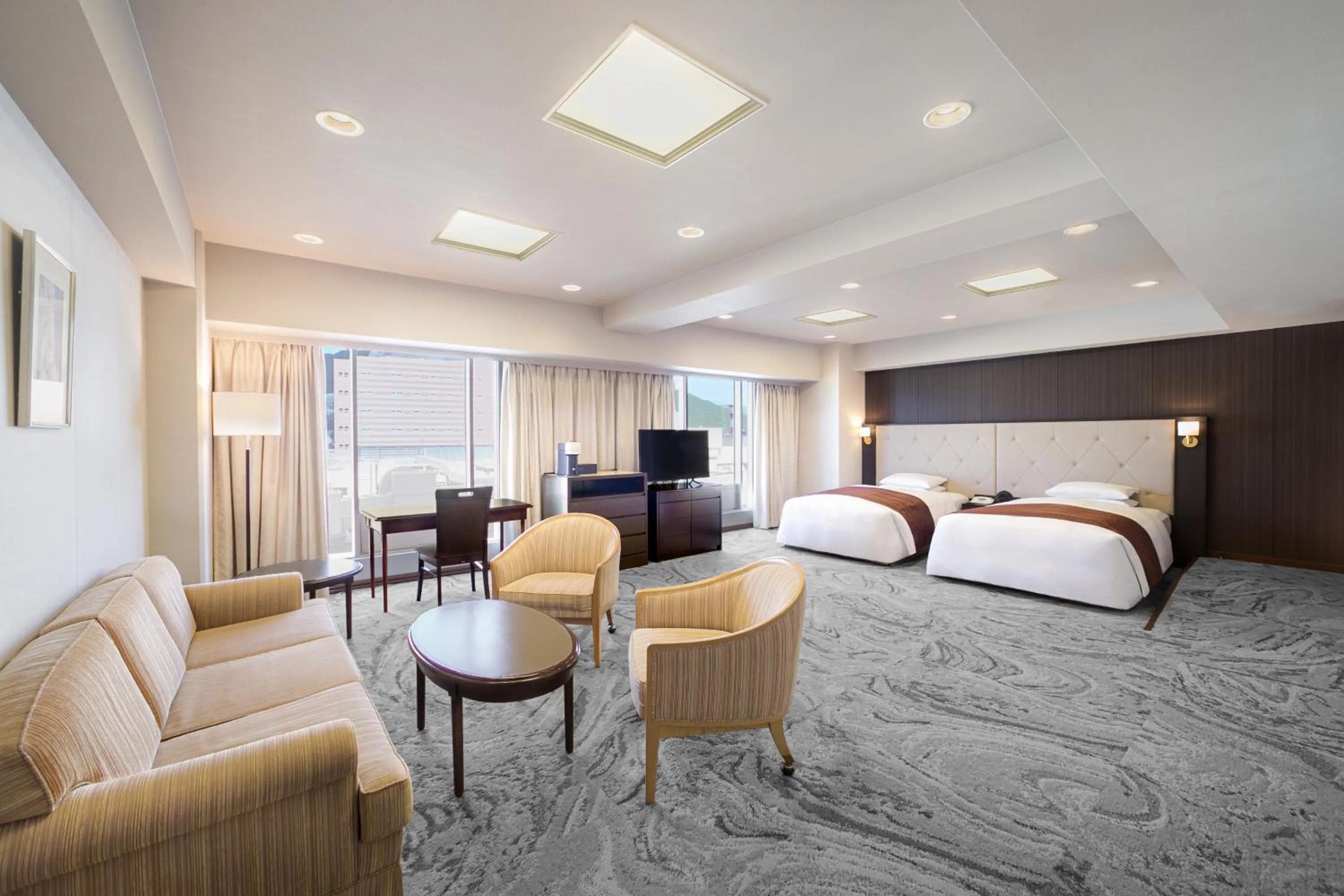 Photo of the whole room, Bed in Hotel New Nagasaki