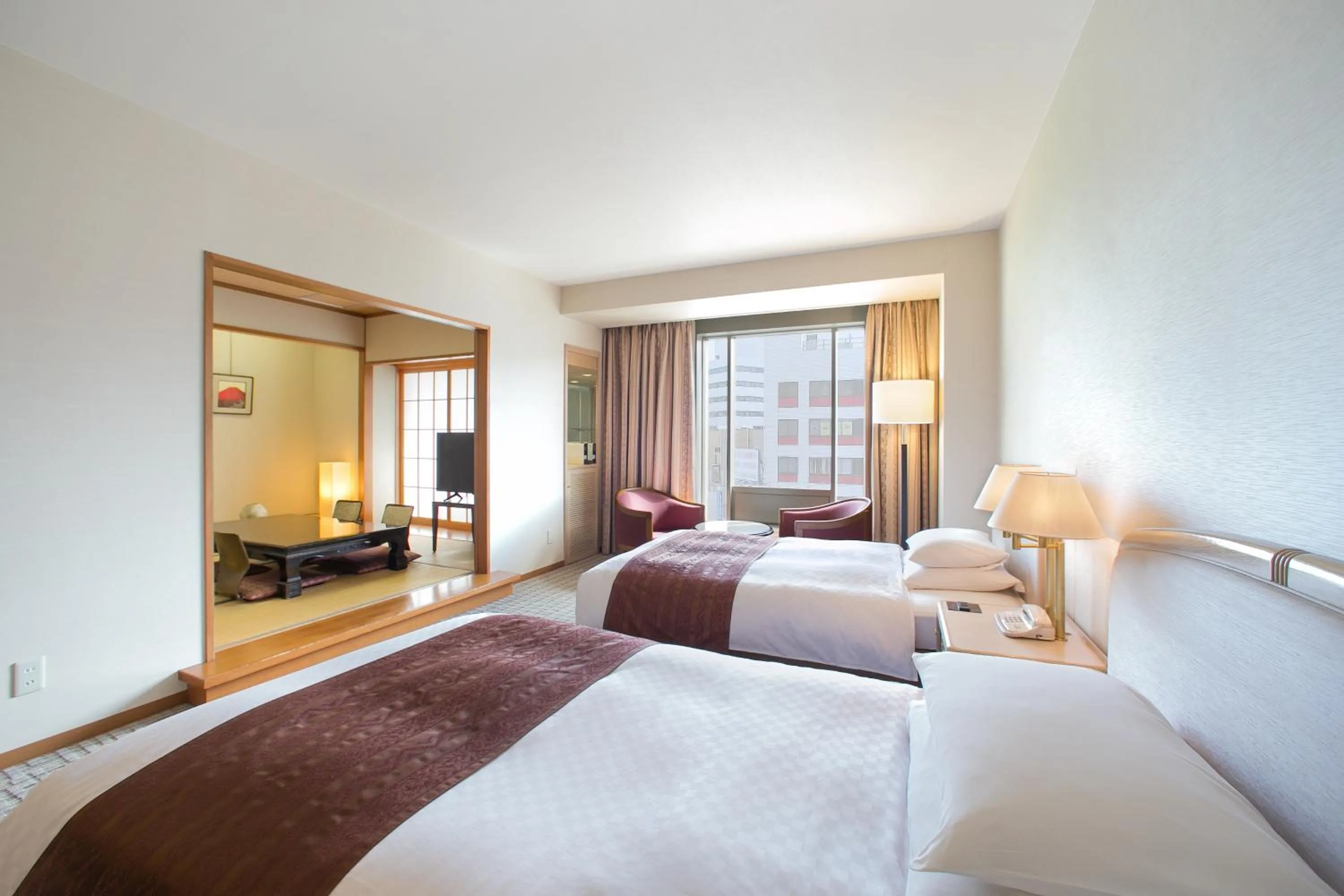 Photo of the whole room, Bed in Hotel New Nagasaki