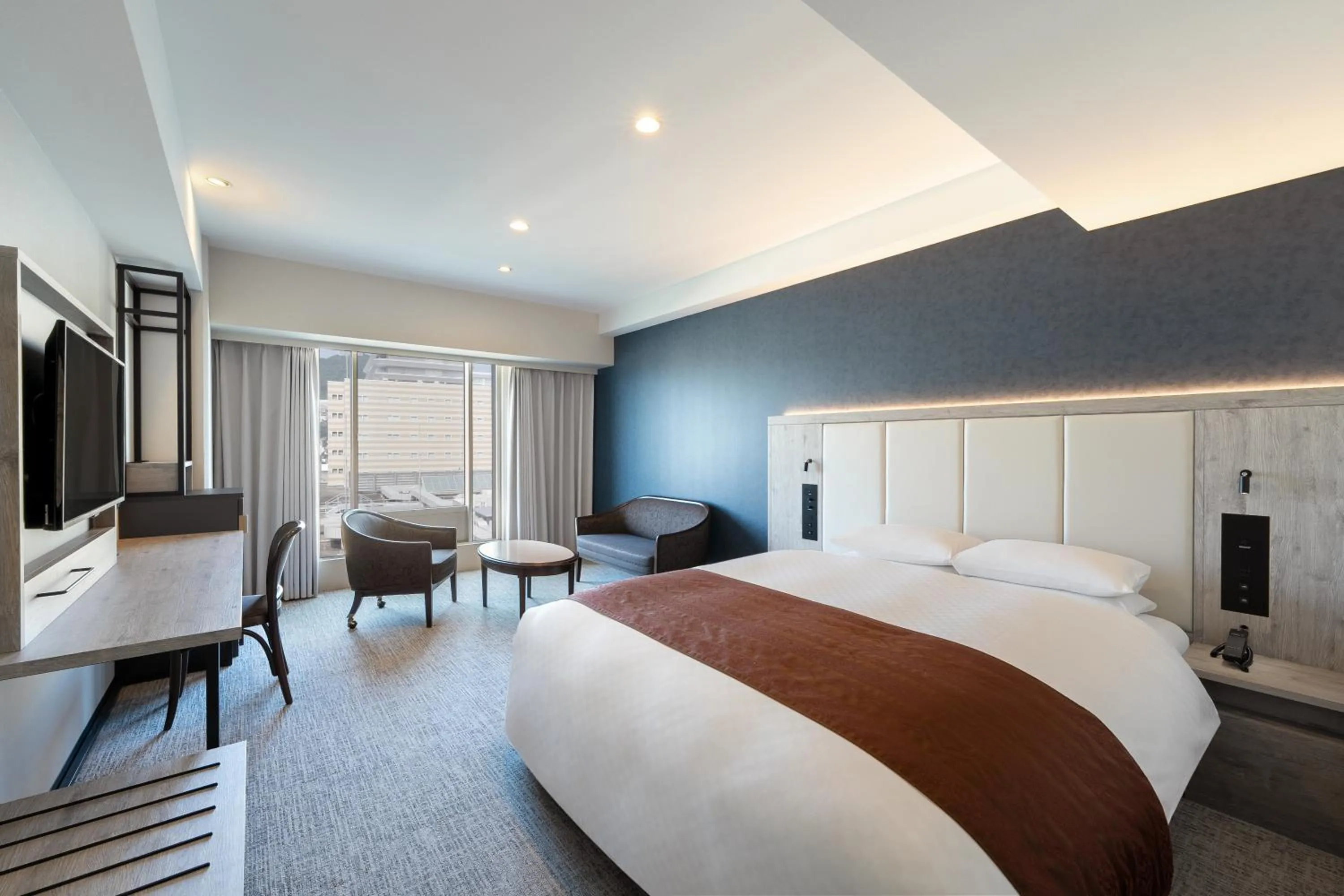 Photo of the whole room, Bed in Hotel New Nagasaki