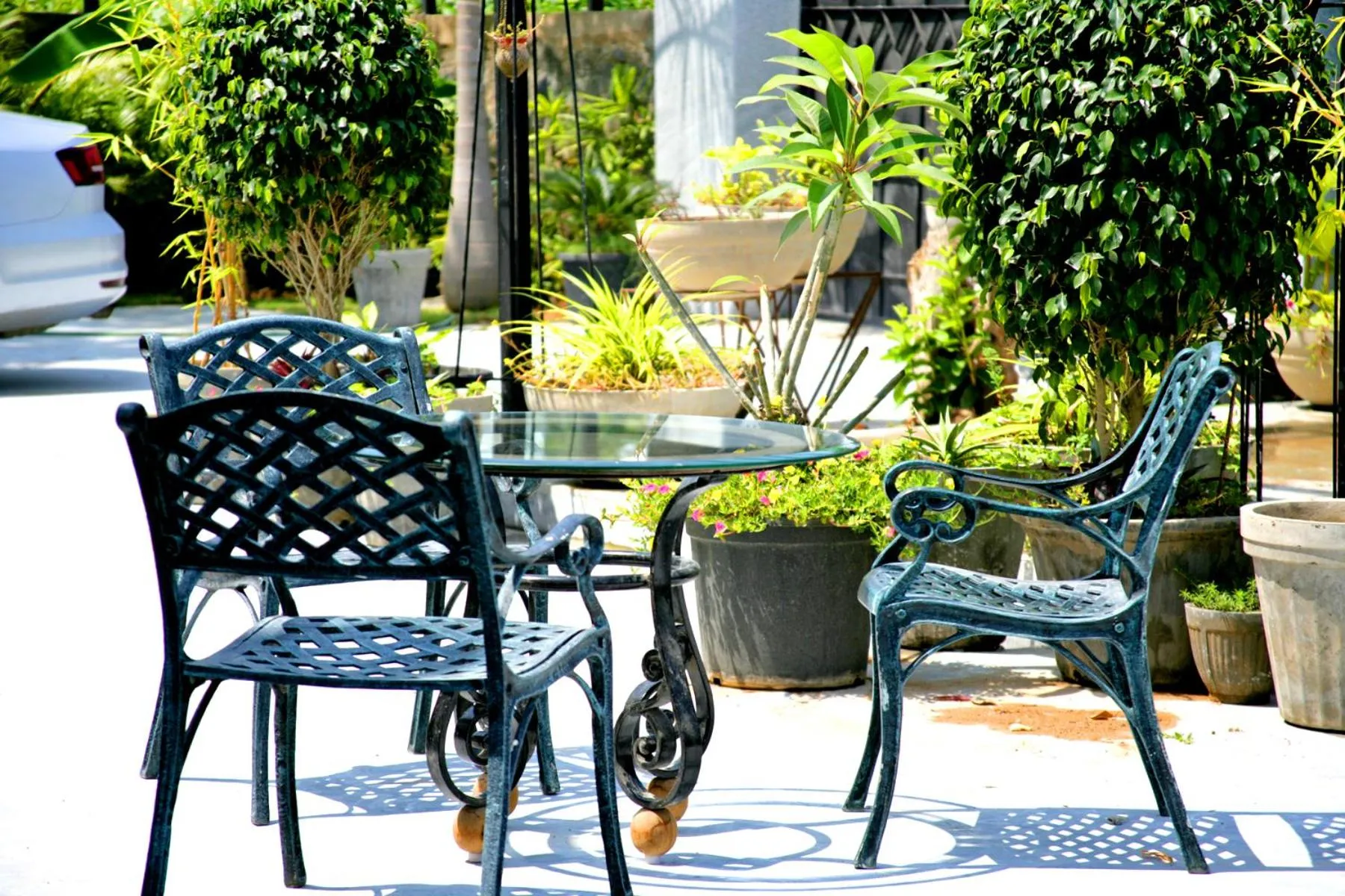 Garden in Hotel Villa Highnest - Oragadam -Sriperumbudur