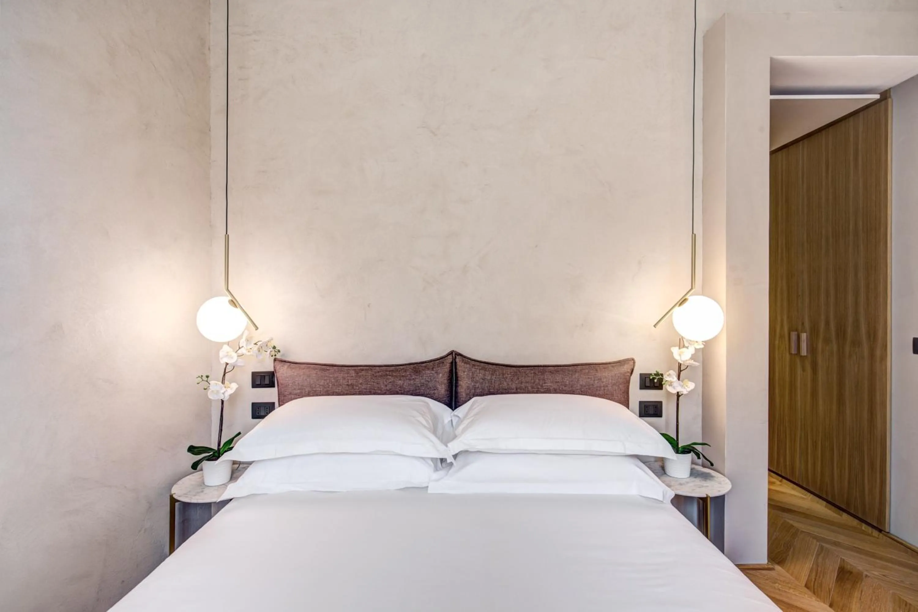 Decorative detail, Bed in G55 Design Hotel