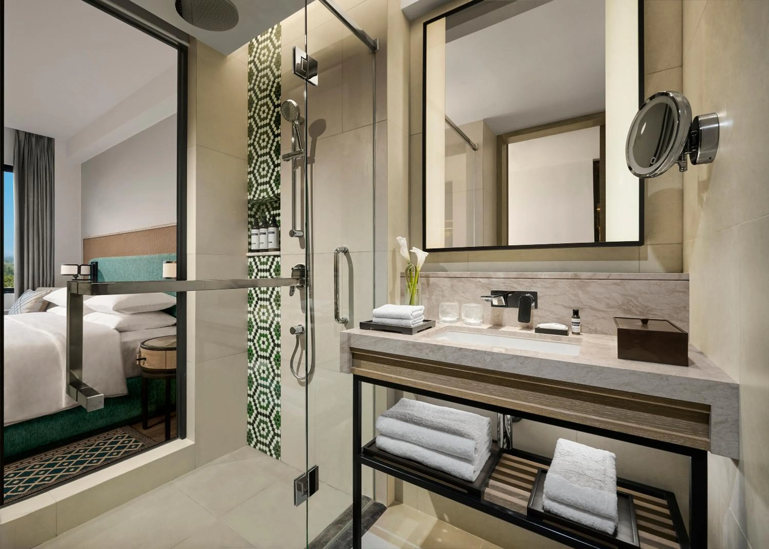 Bathroom, Bed in Hyatt Regency Yogyakarta