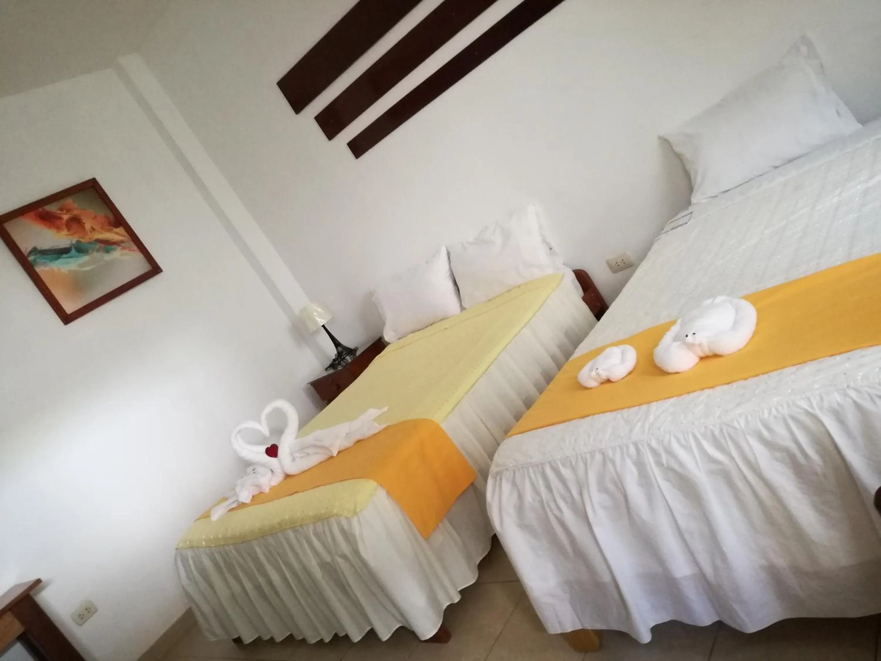 Bed in Hotel Rulman