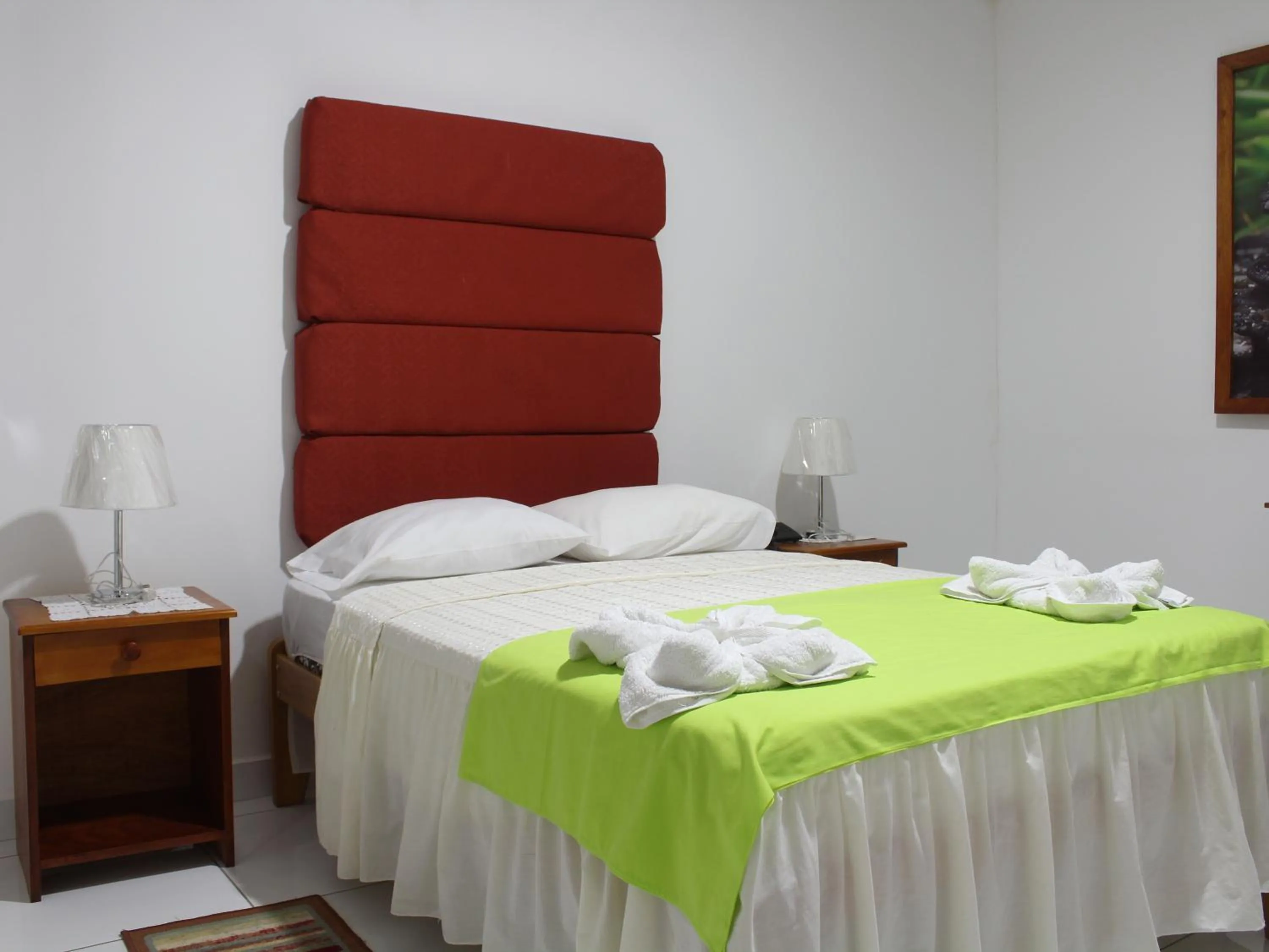 Bed in Hotel Rulman