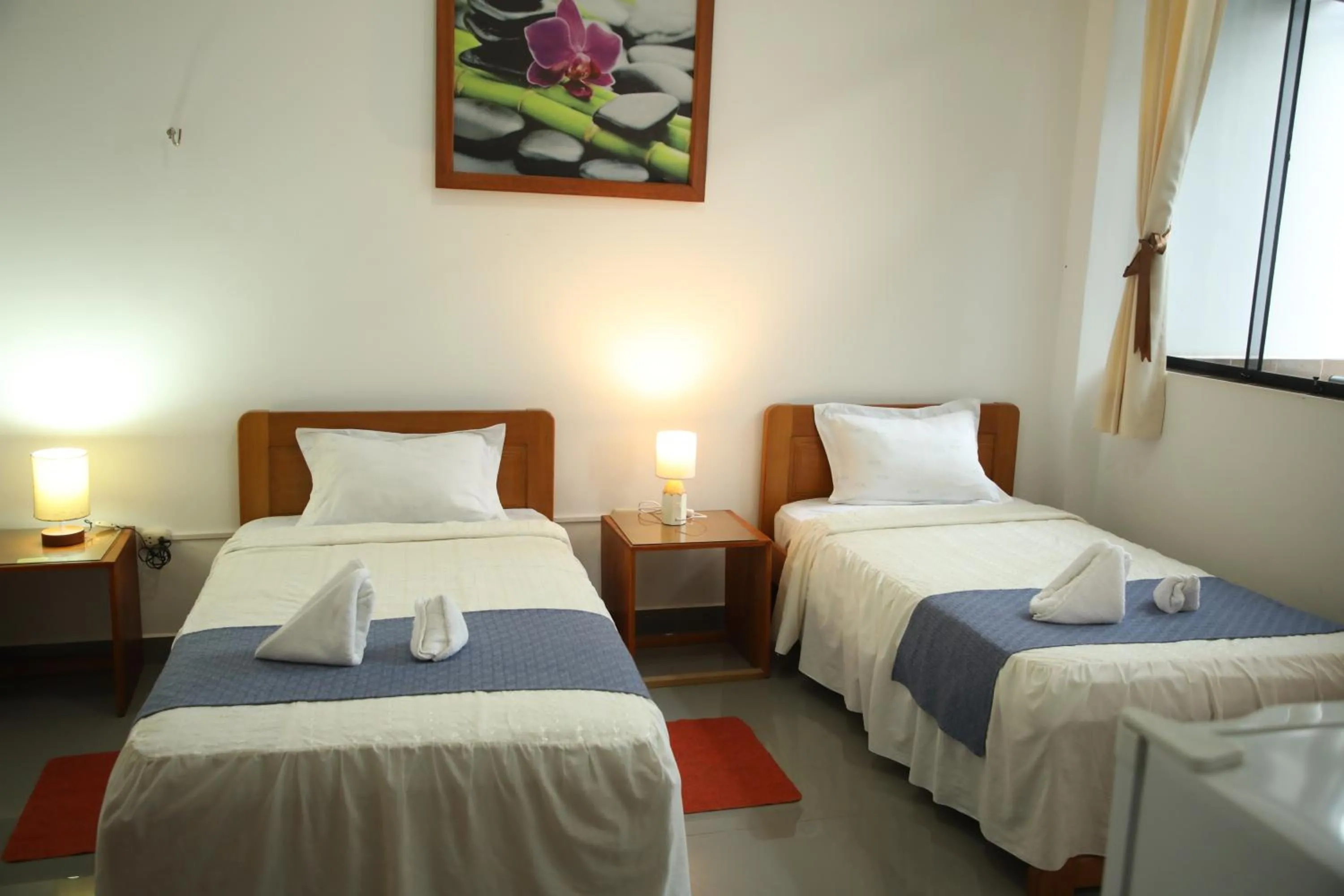 Bed in Hotel Rulman