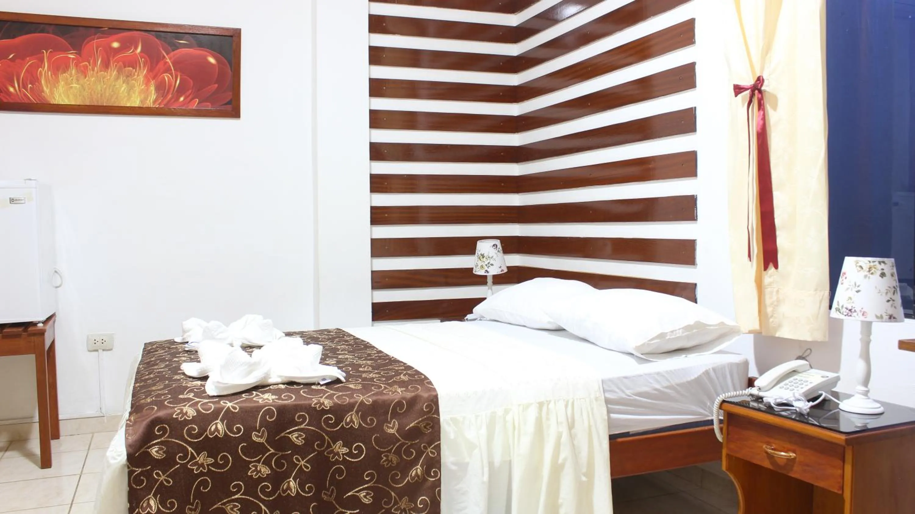 Bed in Hotel Rulman