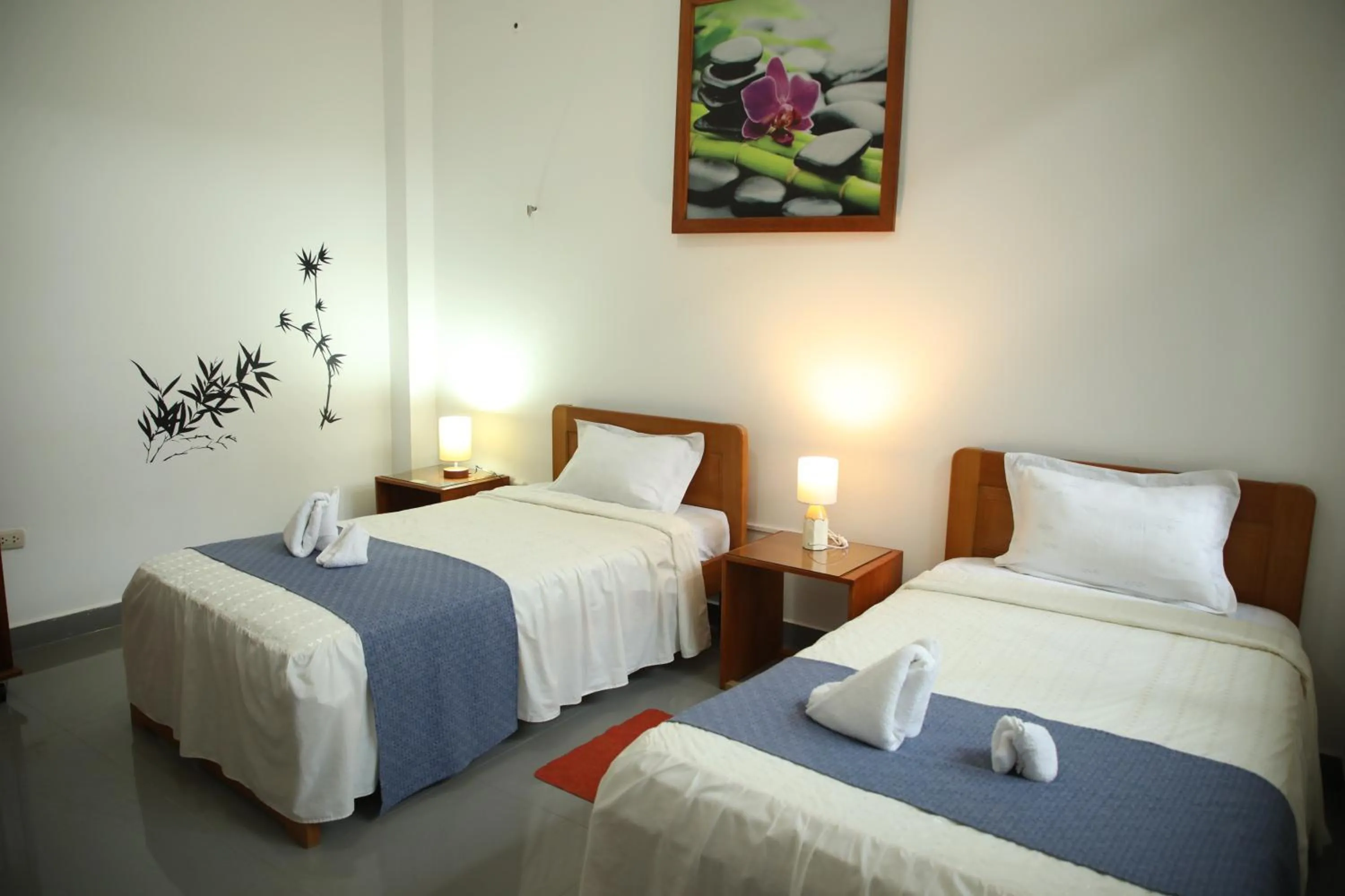 Bed in Hotel Rulman