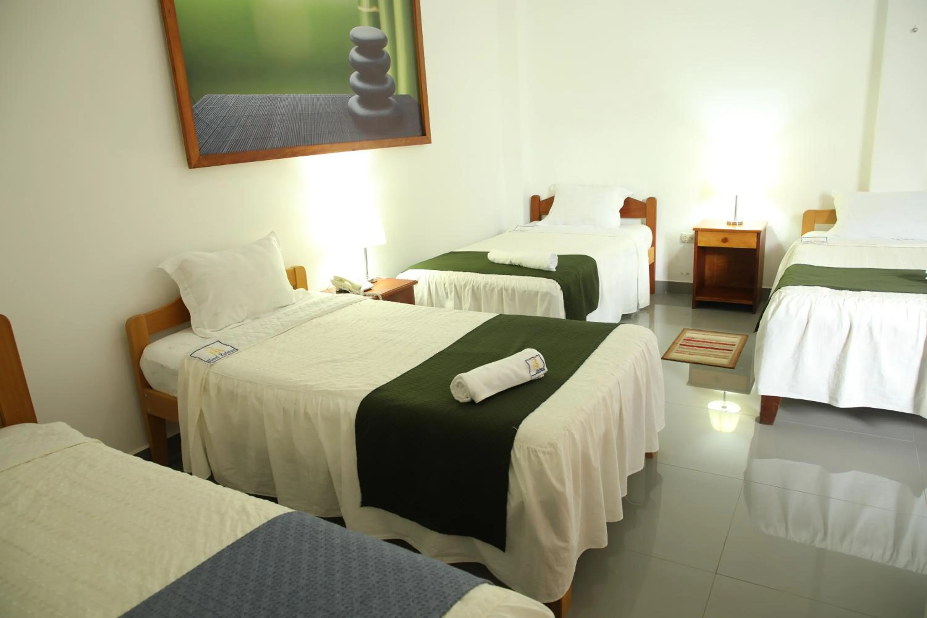 Bed in Hotel Rulman