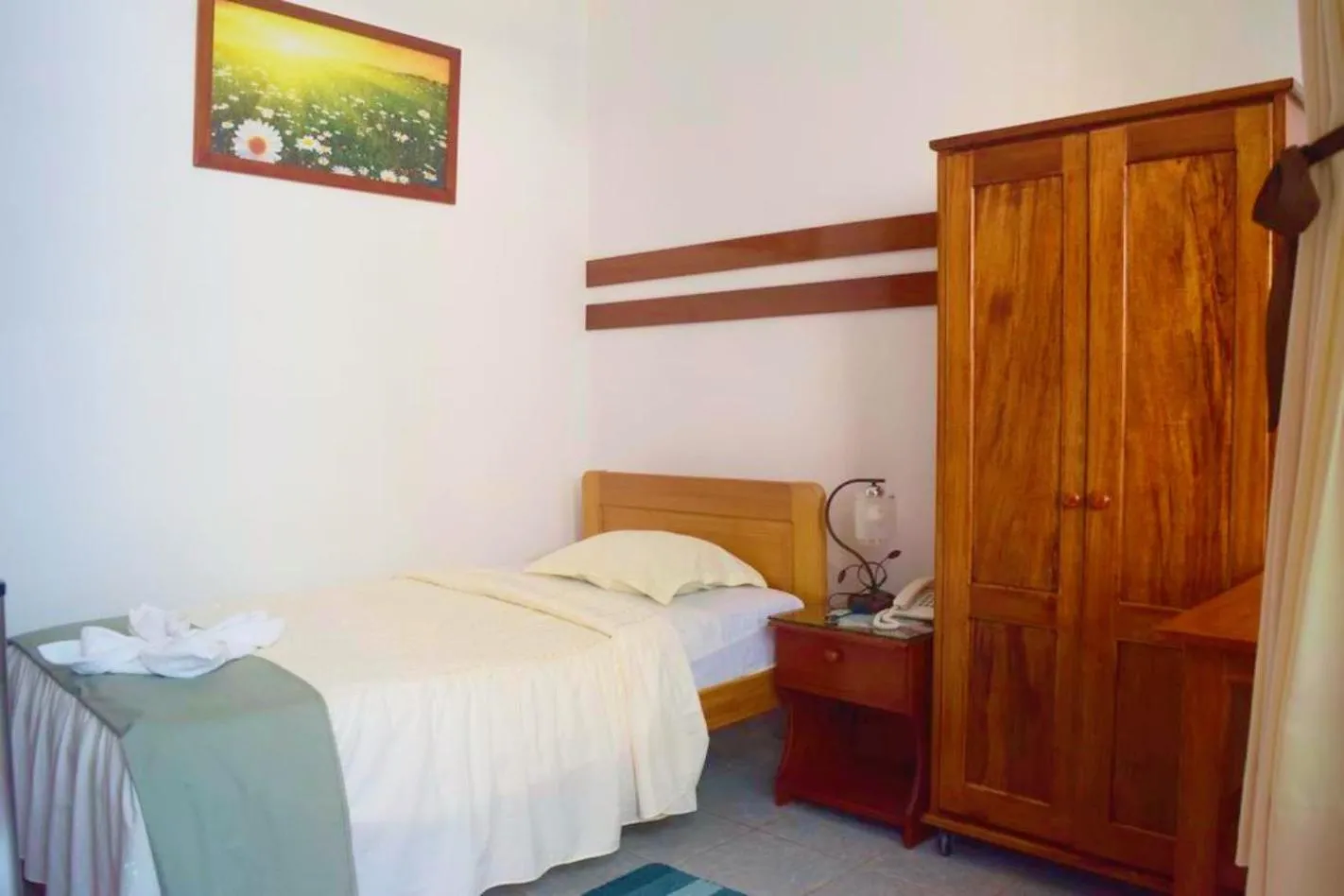 Bed in Hotel Rulman