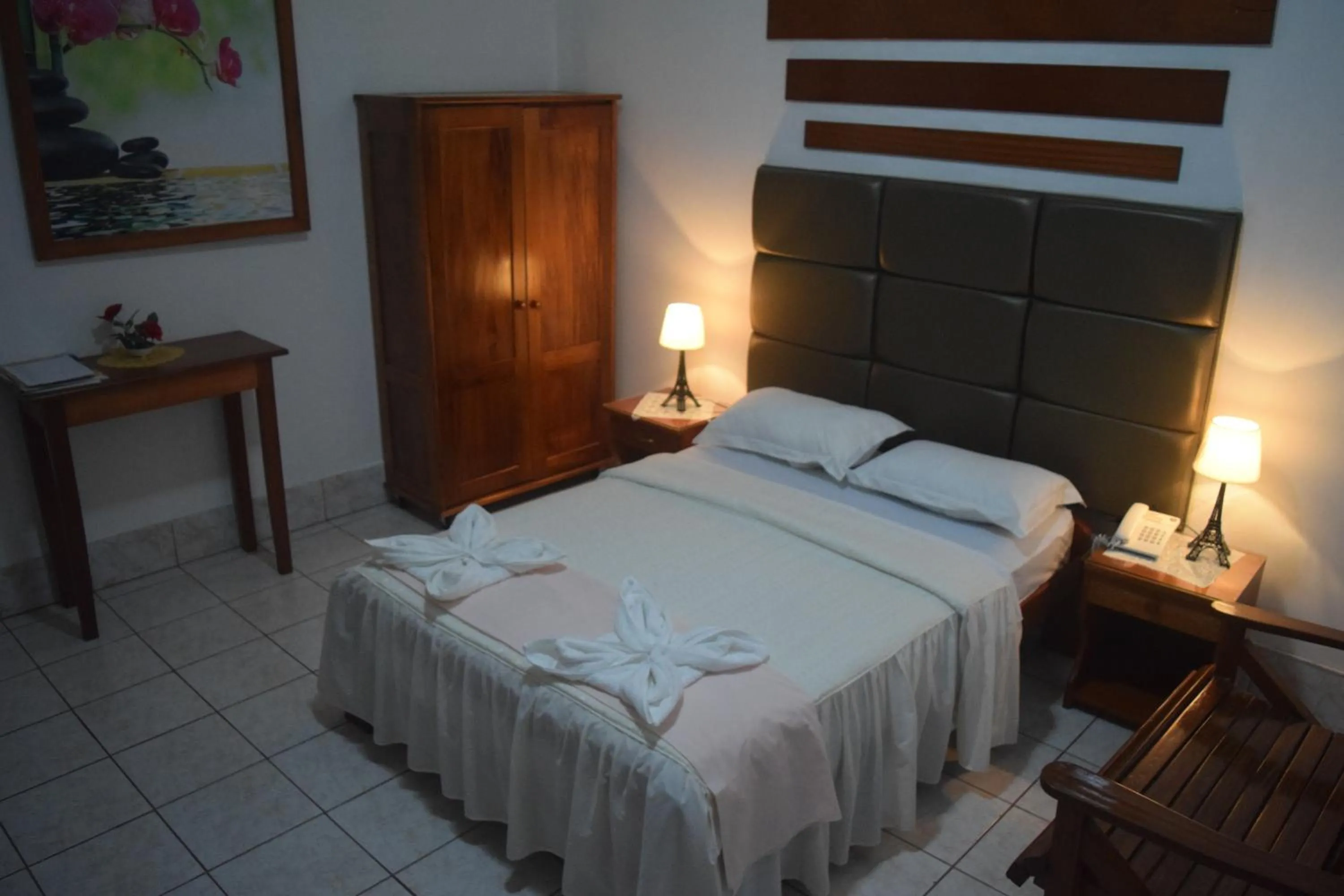 Bed in Hotel Rulman