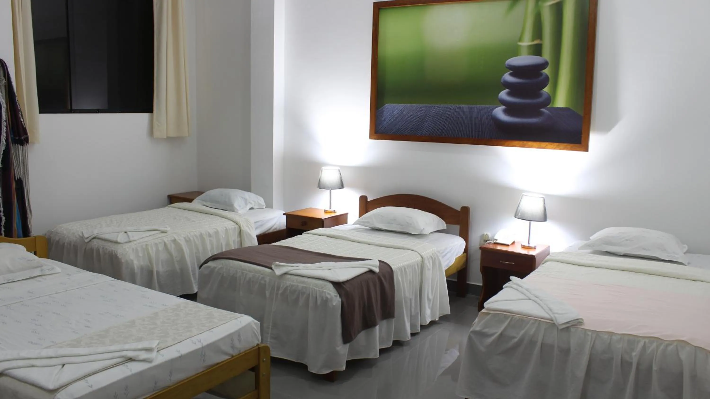 Bed in Hotel Rulman