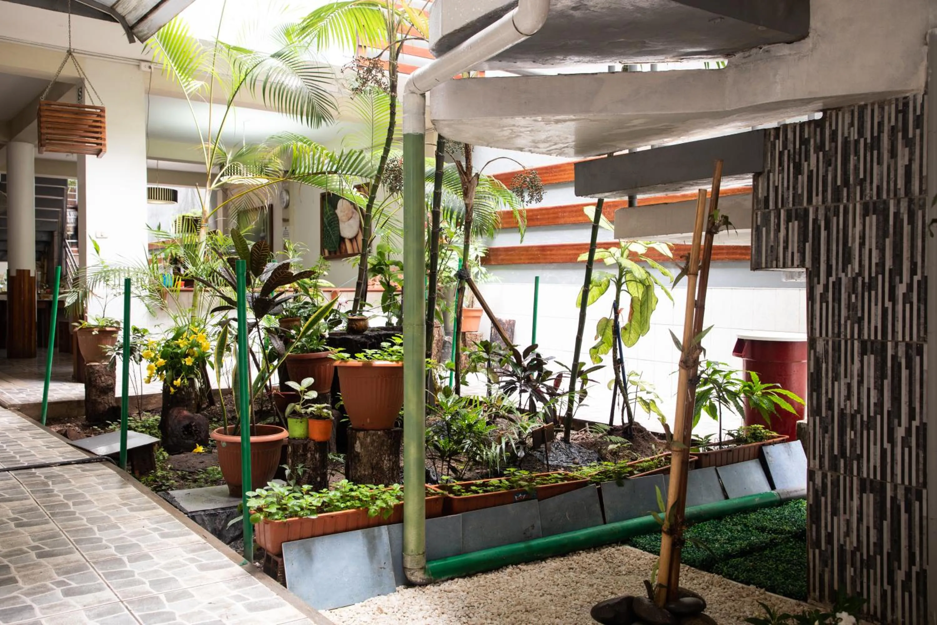 Patio in Hotel Rulman