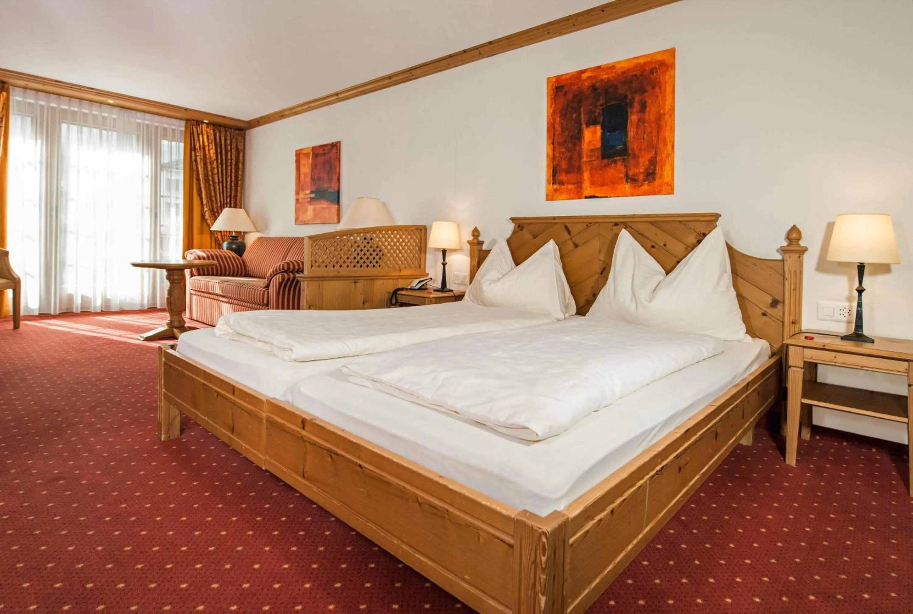 Seating area in Hotel Dufour Chalet - Adults only