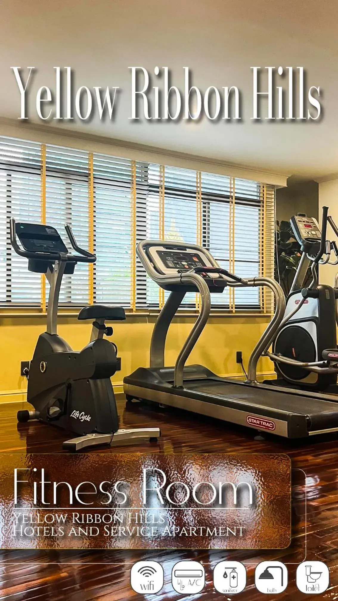 Fitness centre/facilities in Yellow Ribbon Hills Boutique Suites Fitness centre/facilities in Yellow Ribbon Hills Boutique Suites