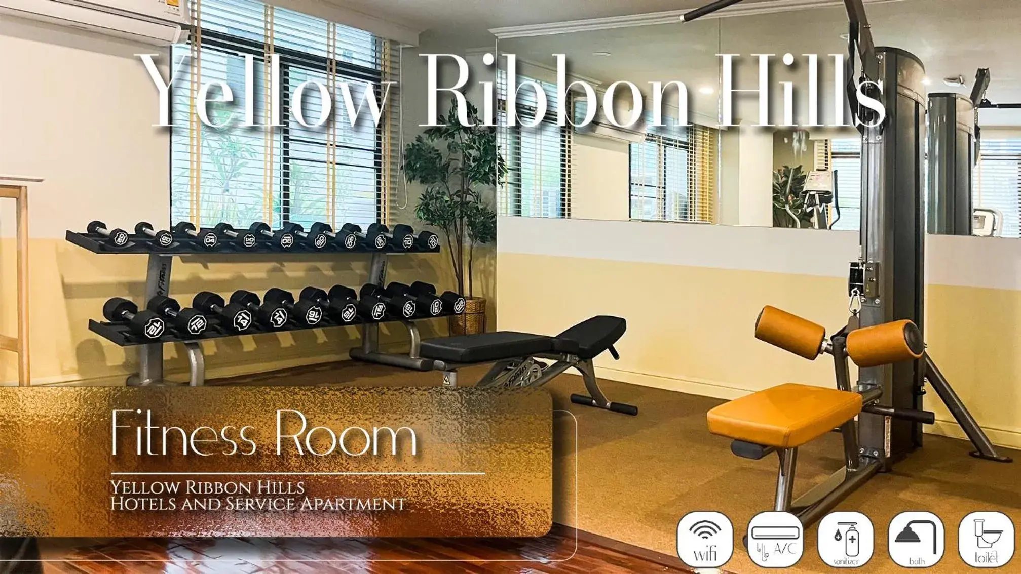 Fitness centre/facilities in Yellow Ribbon Hills Boutique Suites Fitness centre/facilities in Yellow Ribbon Hills Boutique Suites
