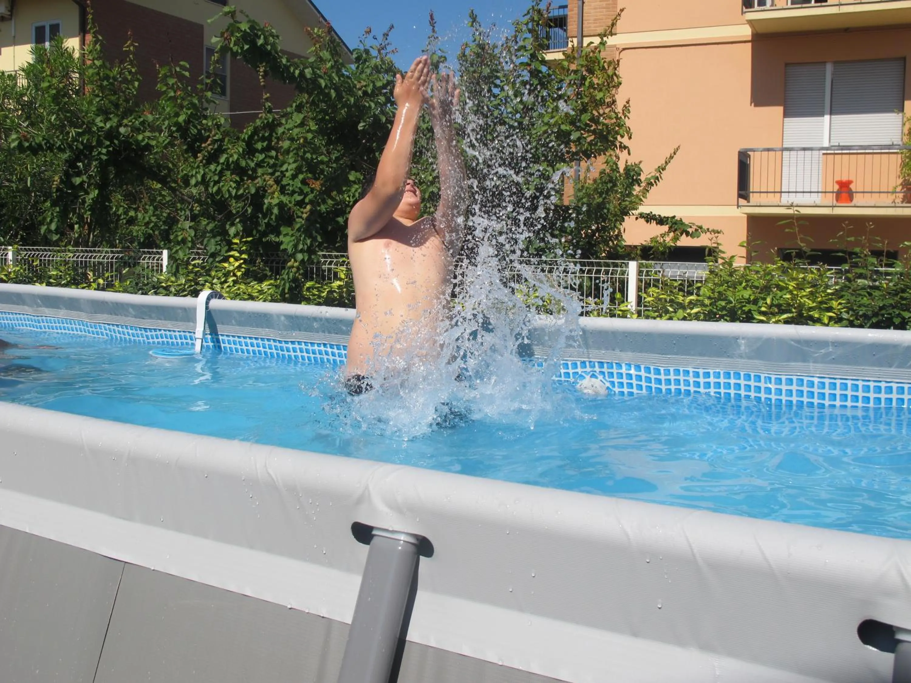 Swimming pool in B&B Baratoff