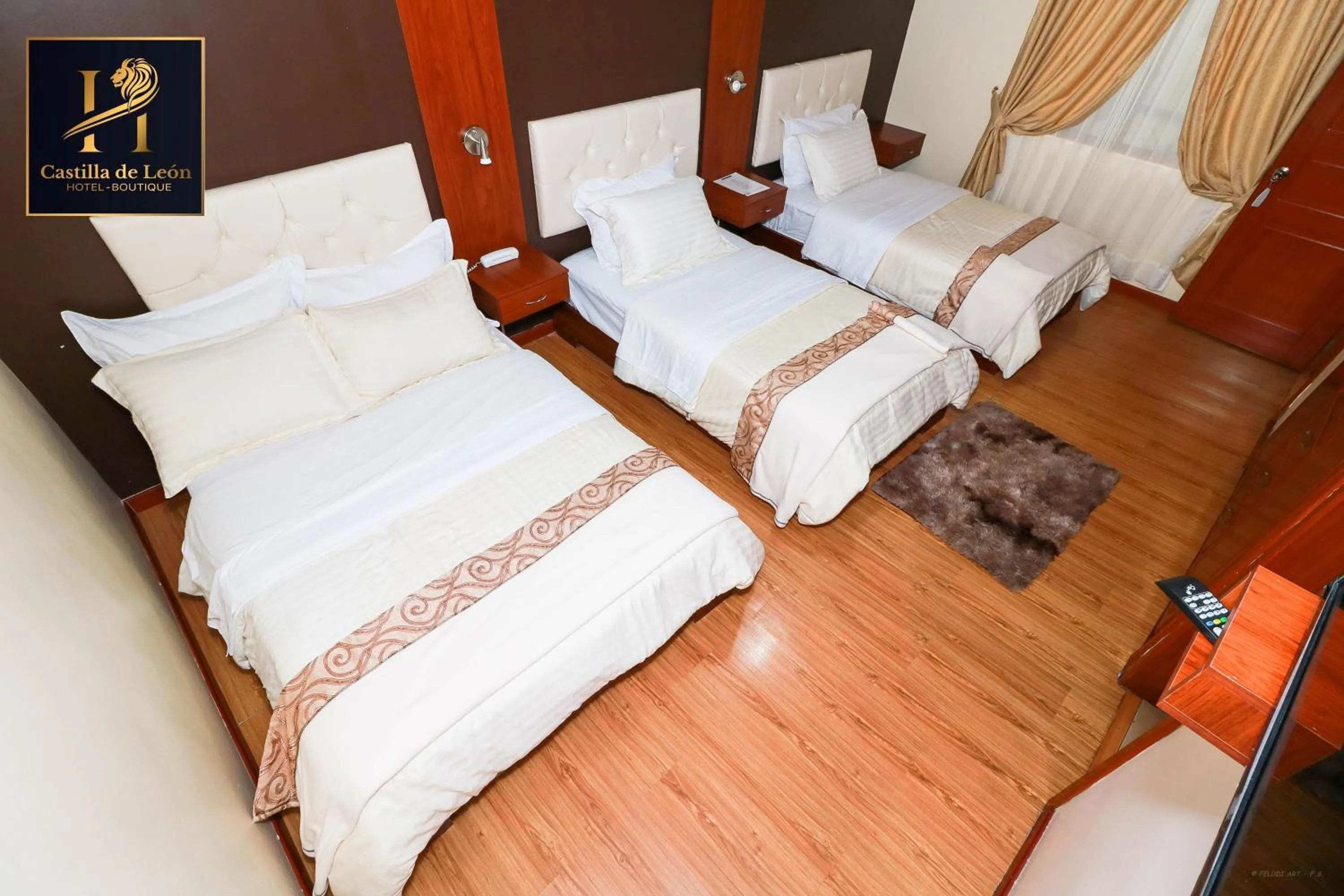 Bed in Hotel Boutique Castilla de Leòn