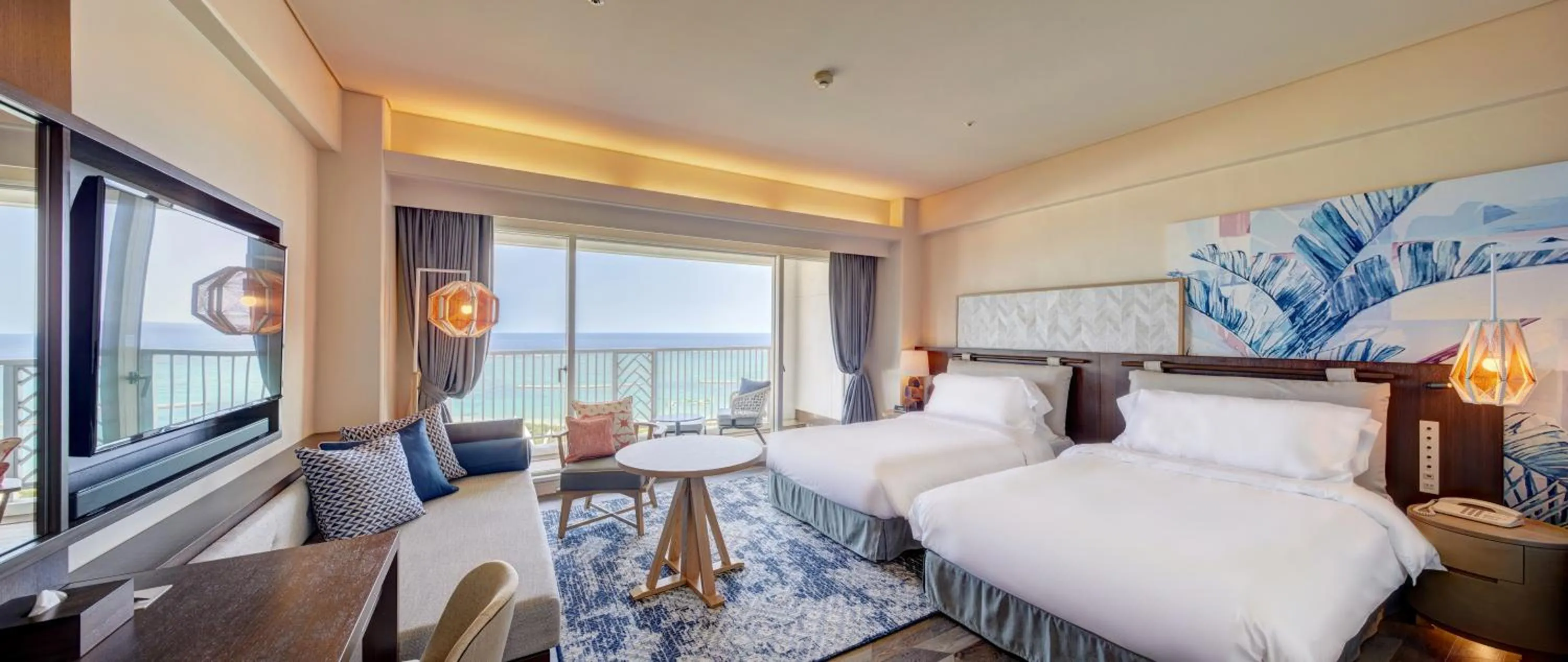 View (from property/room), Bed in ANA InterContinental Ishigaki Resort by IHG