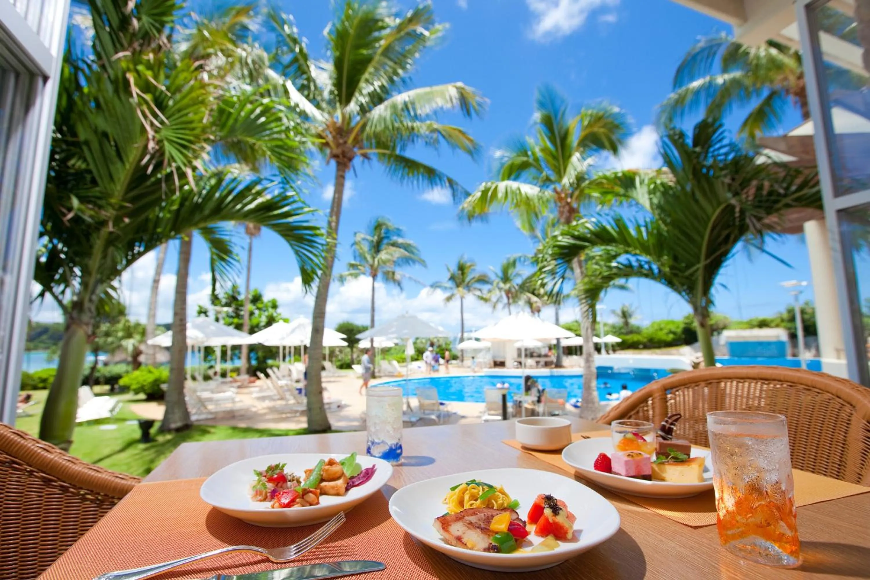 Breakfast in ANA InterContinental Manza Beach Resort by IHG