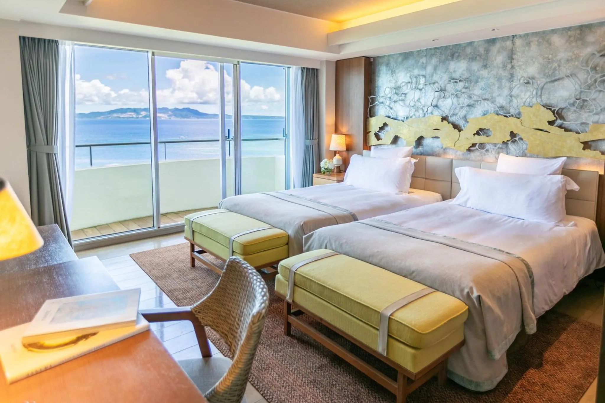 Photo of the whole room, Bed in ANA InterContinental Manza Beach Resort by IHG
