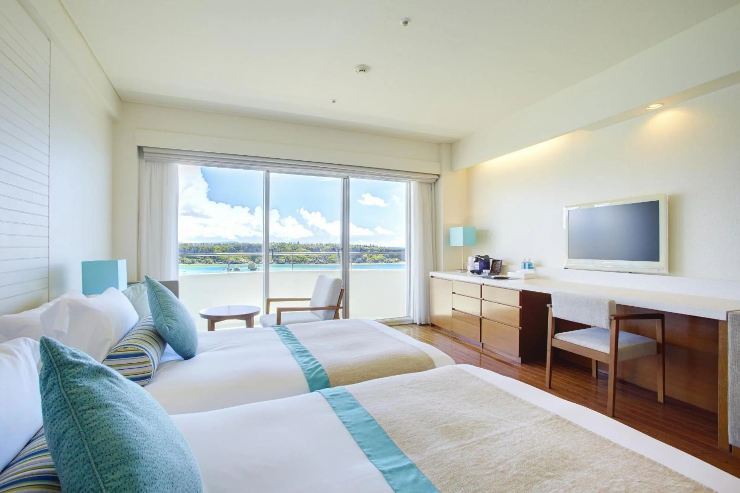 Photo of the whole room, Bed in ANA InterContinental Manza Beach Resort by IHG