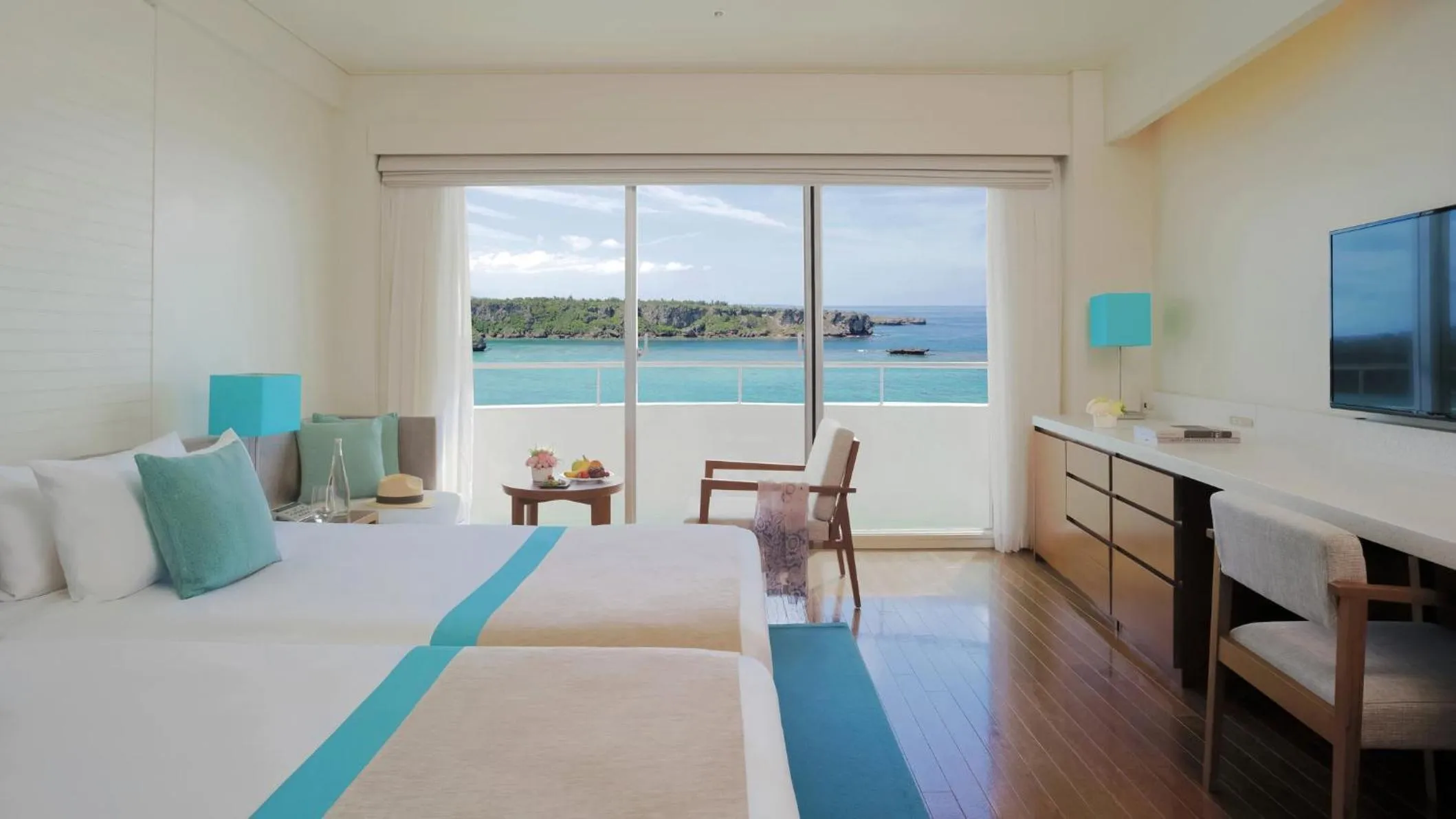 Photo of the whole room, Bed in ANA InterContinental Manza Beach Resort by IHG