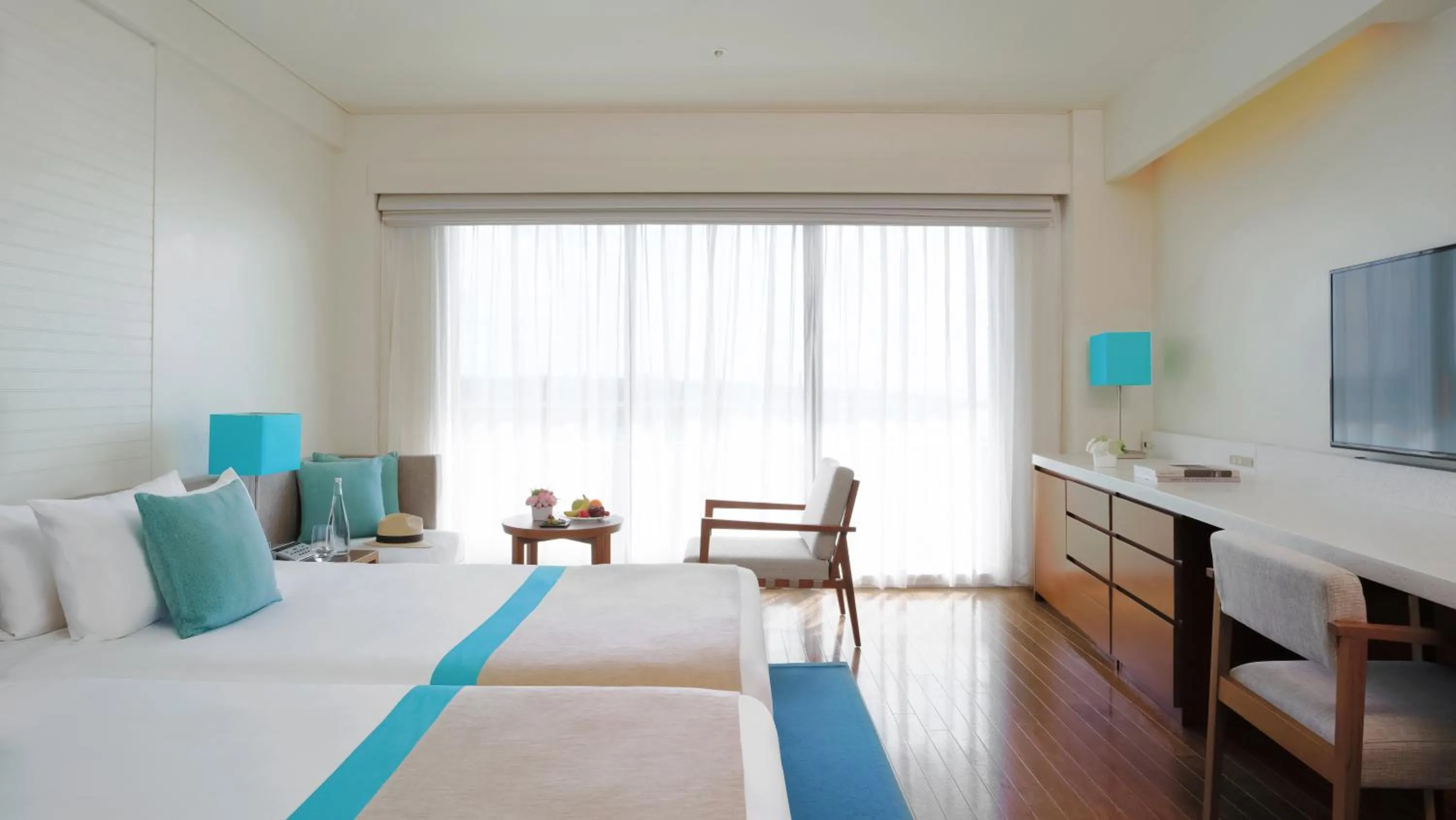 2 Single Classic Beach View Pvte Terrace in ANA InterContinental Manza Beach Resort by IHG