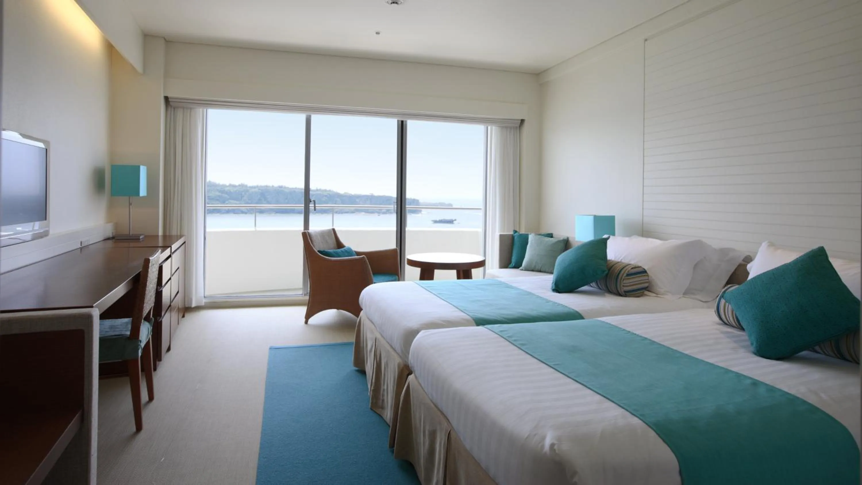 Photo of the whole room, Bed in ANA InterContinental Manza Beach Resort by IHG