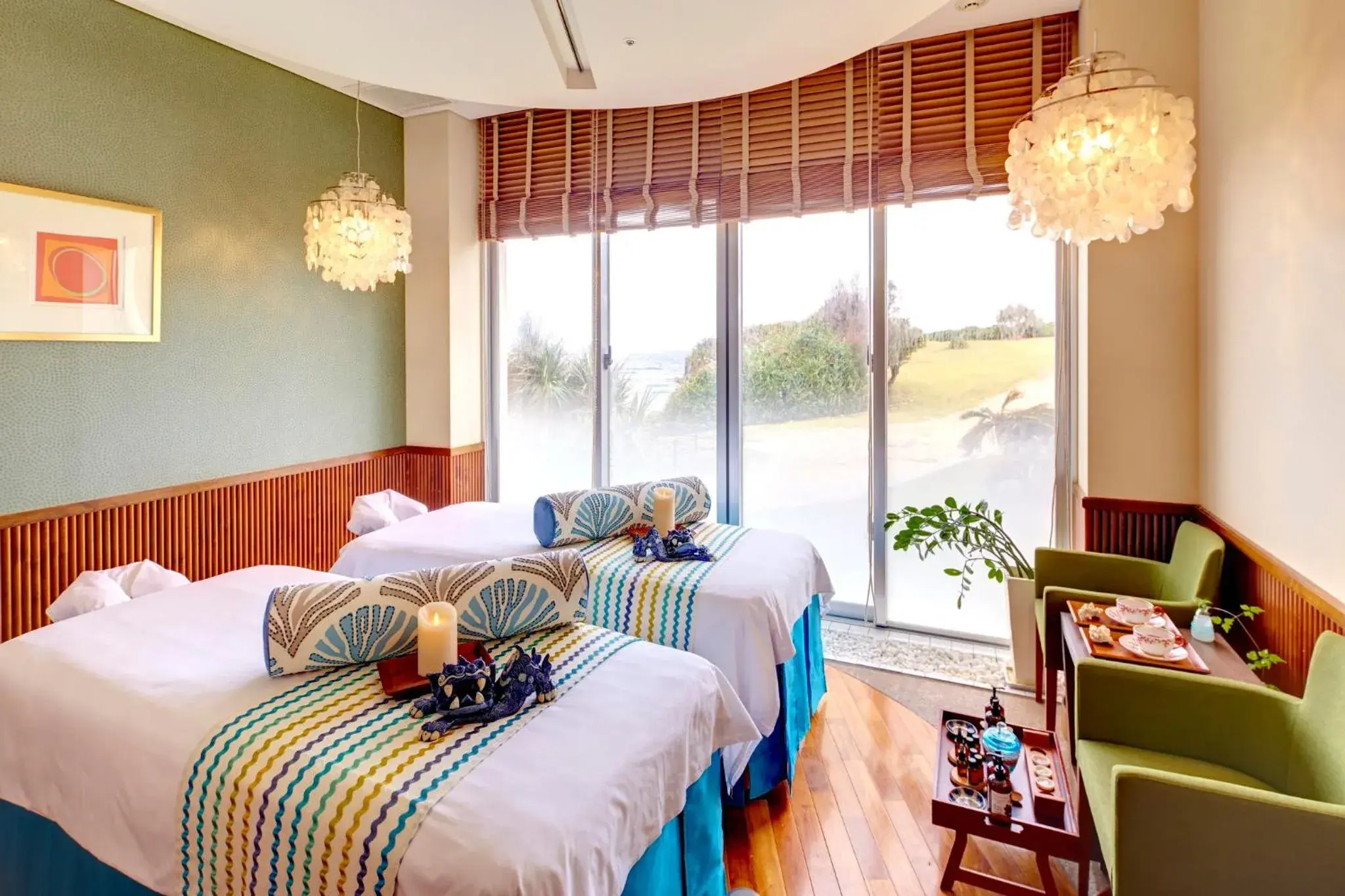 Spa and wellness centre/facilities, Bed in ANA InterContinental Manza Beach Resort by IHG Spa and wellness centre/facilities, Bed in ANA InterContinental Manza Beach Resort by IHG