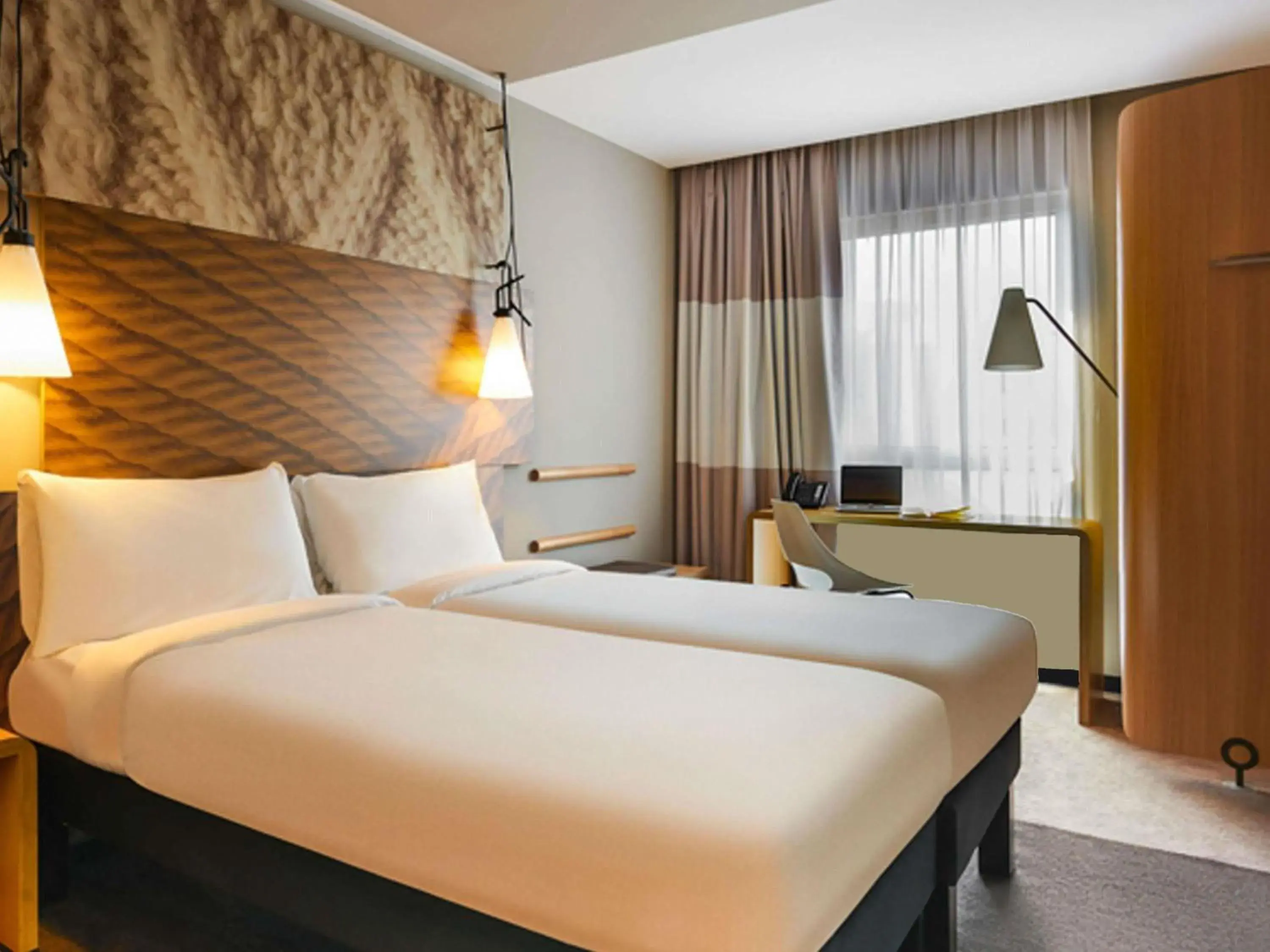 Bedroom, Bed in ibis Quimper Bedroom, Bed in ibis Quimper