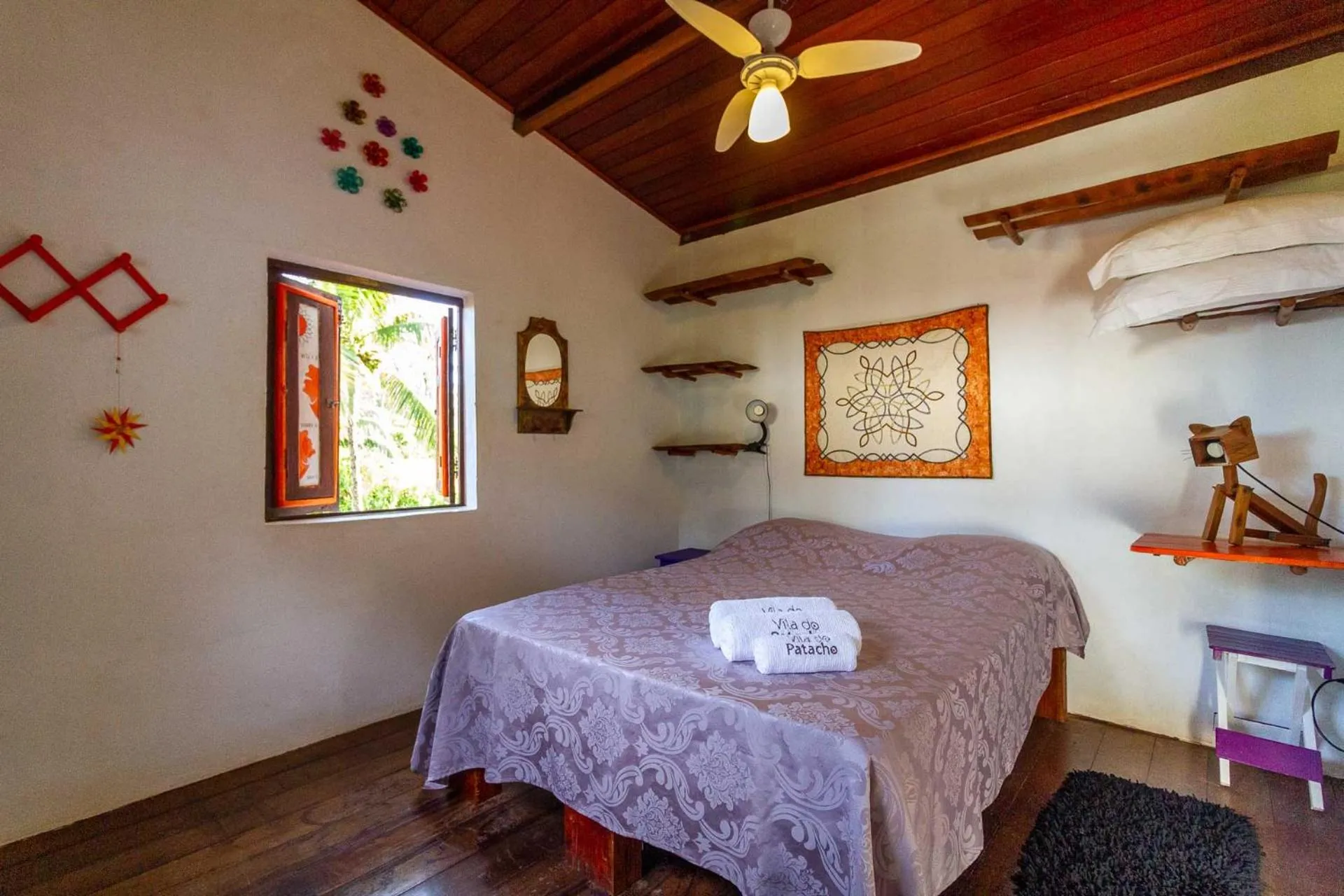 Bed in Pousada Vila do Patacho