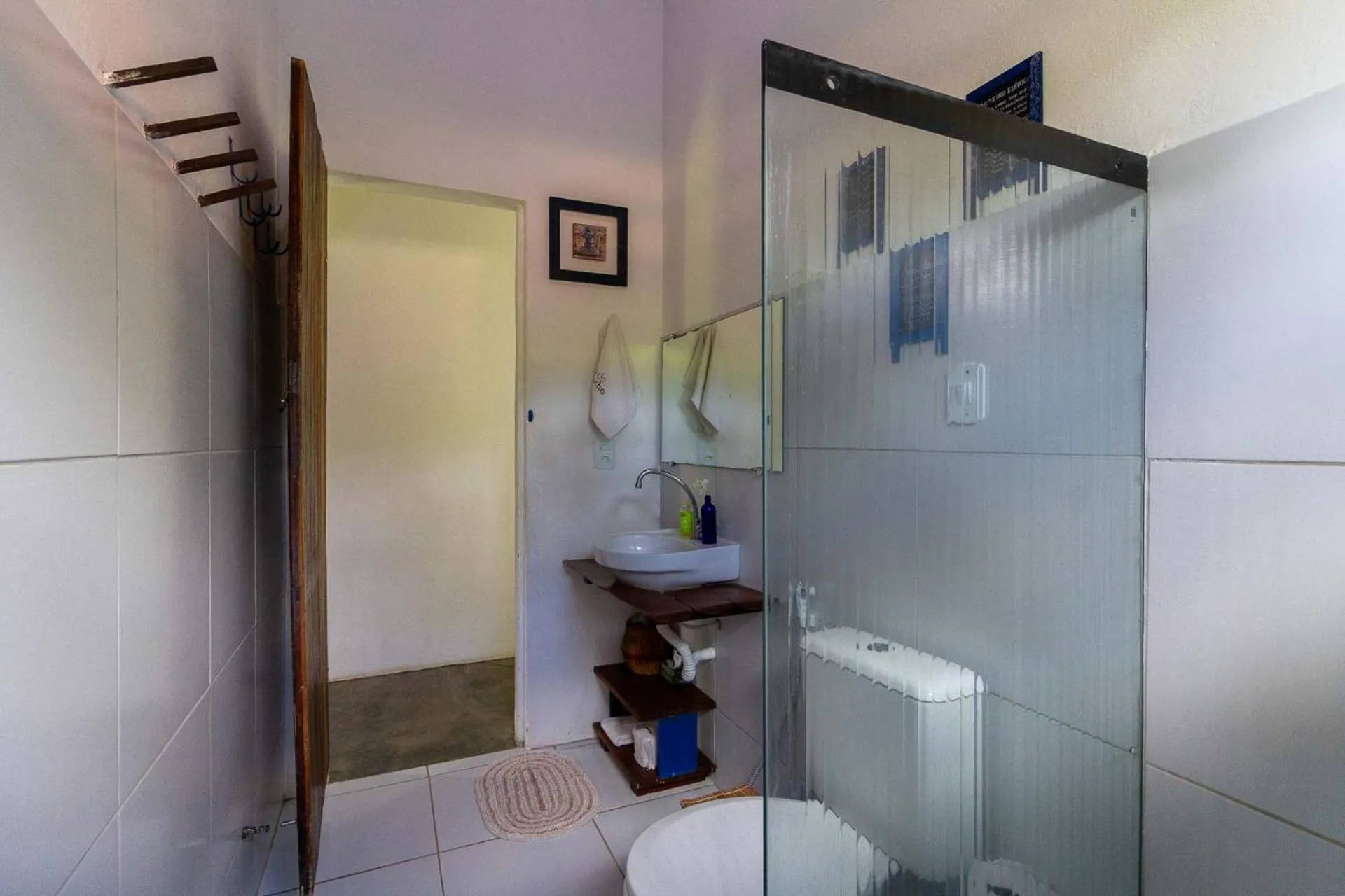 Shower in Pousada Vila do Patacho