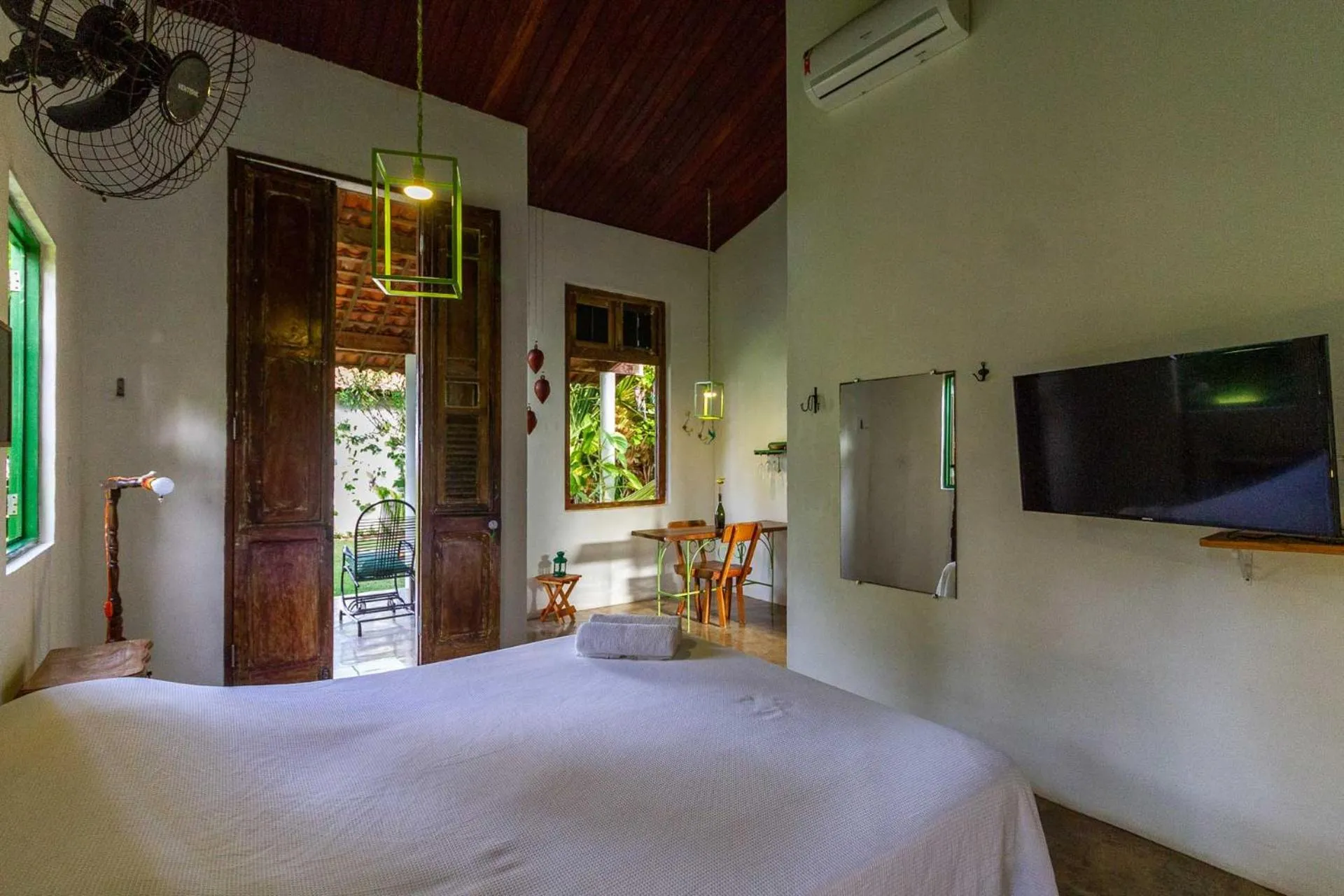 Bed in Pousada Vila do Patacho