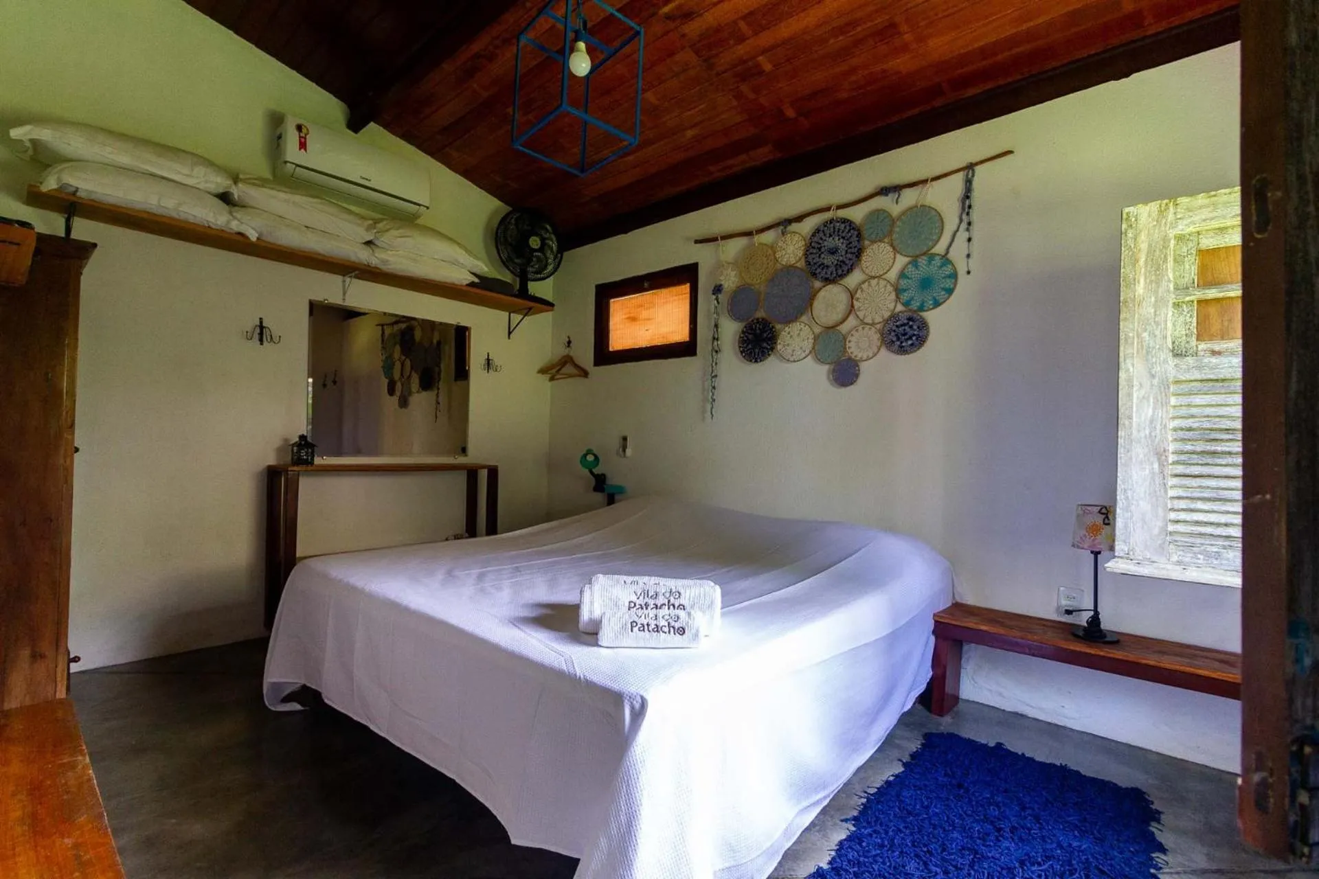 Bed in Pousada Vila do Patacho