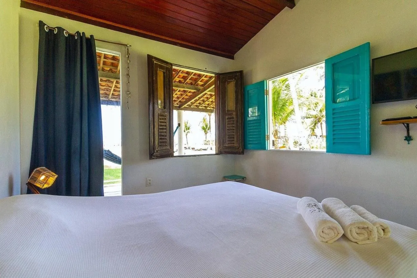 Bed in Pousada Vila do Patacho