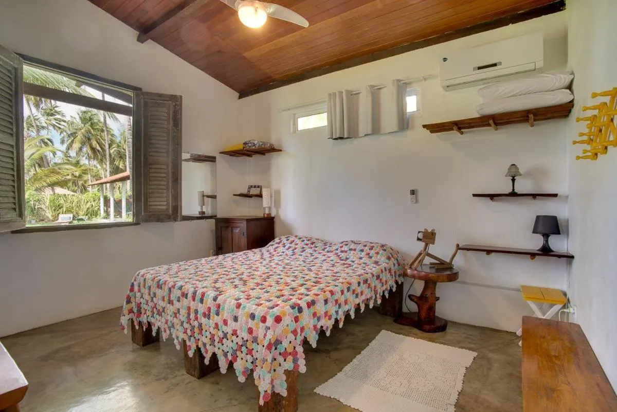Bed in Pousada Vila do Patacho