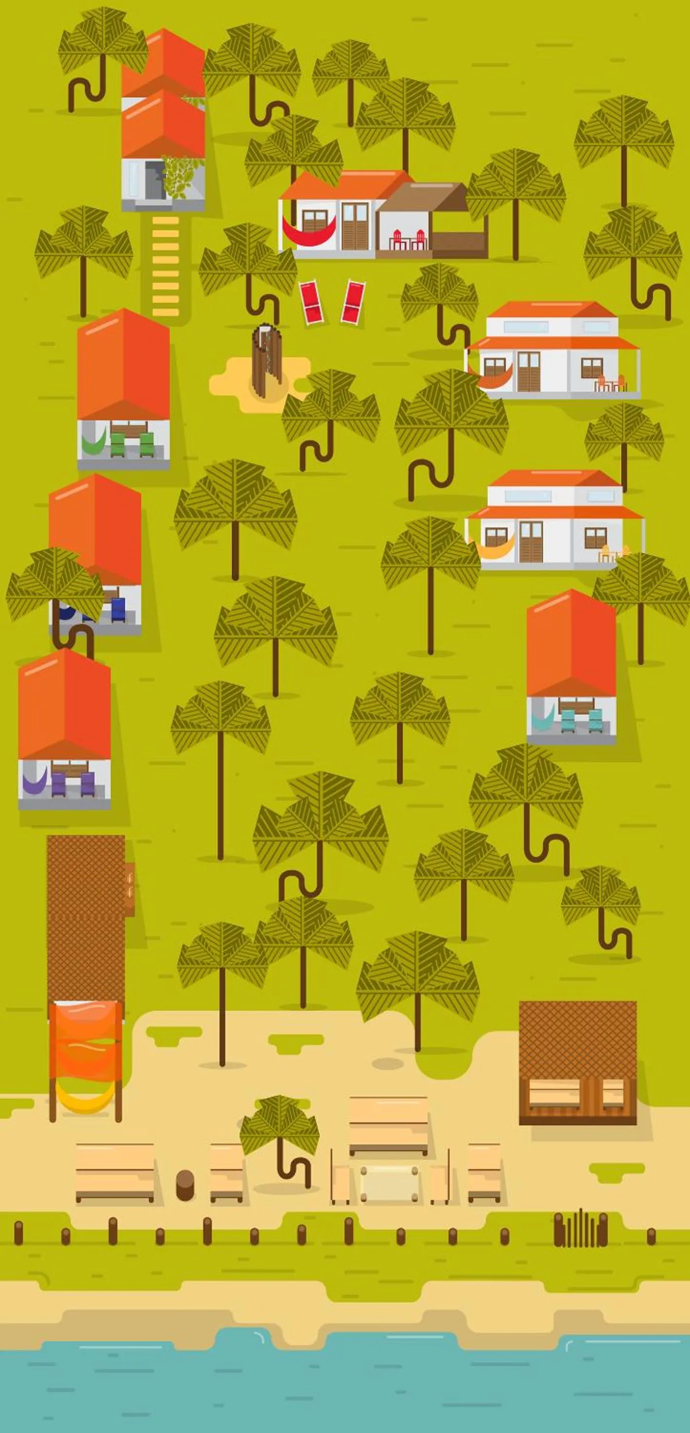 Floor plan in Pousada Vila do Patacho