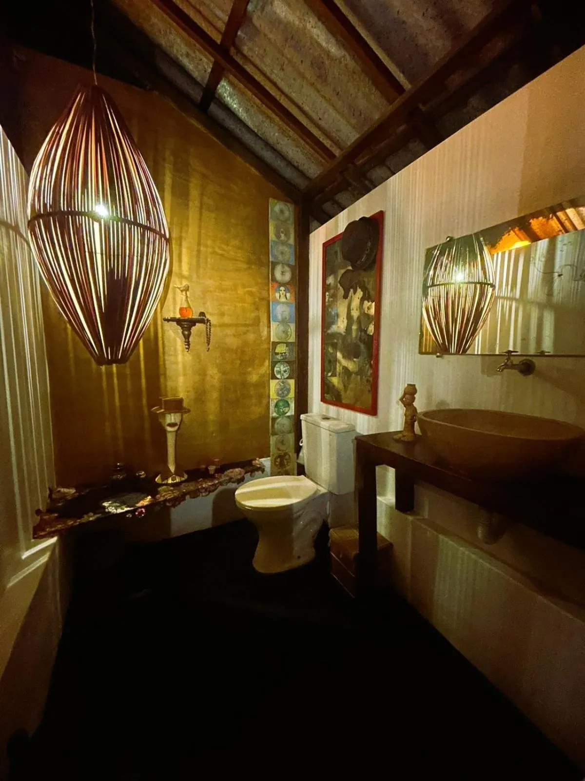 Toilet in Pousada Vila do Patacho