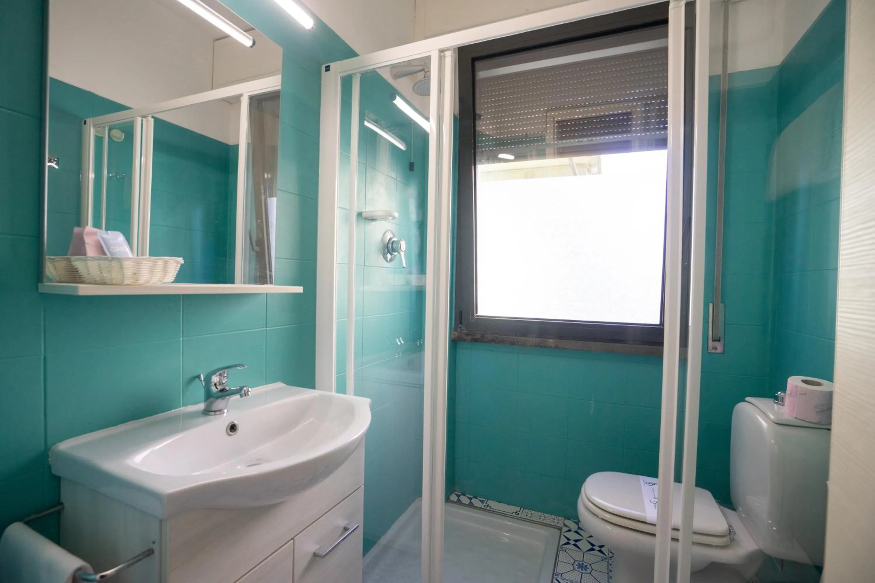 Shower in Hotel Bernardino