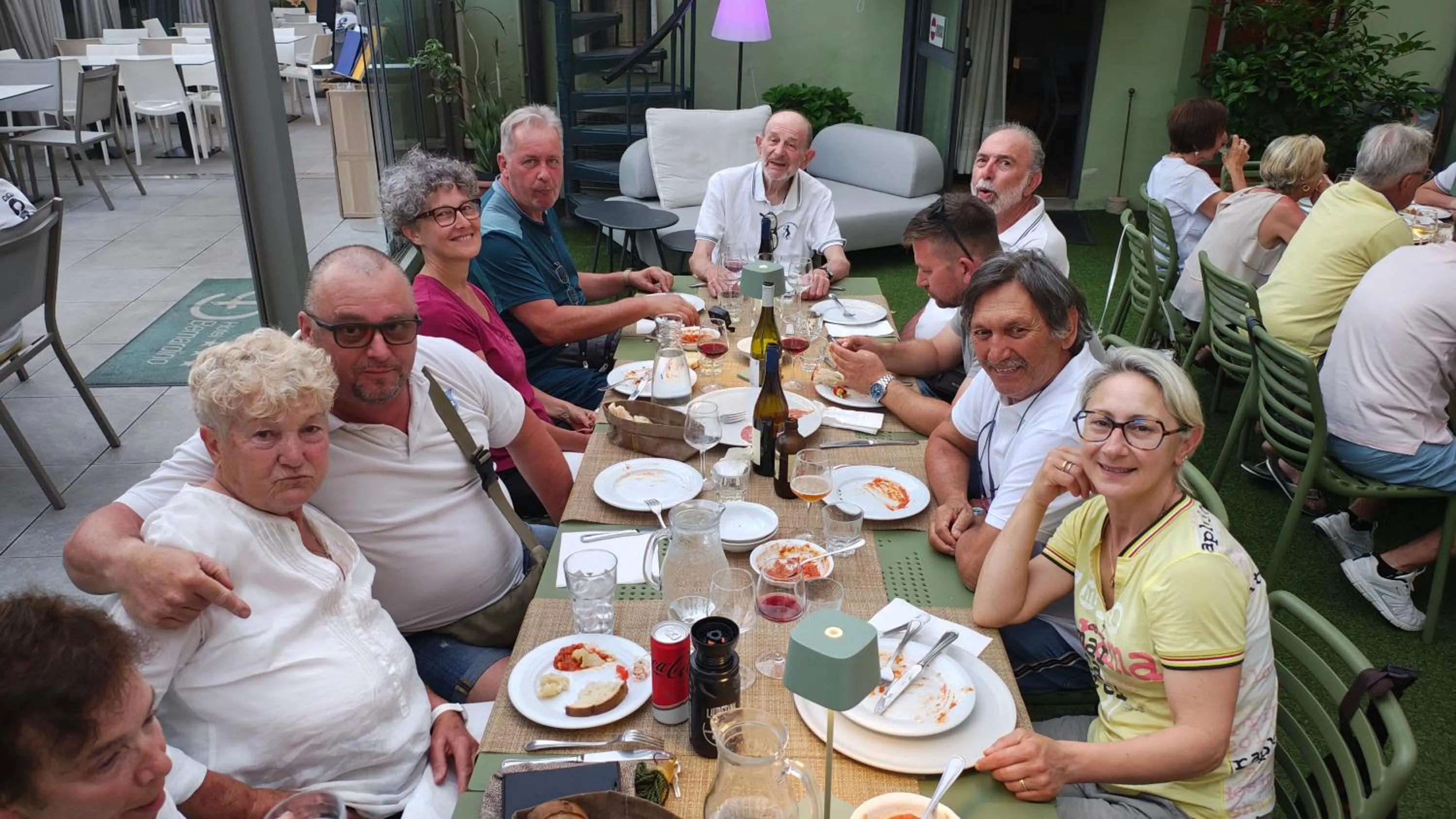 group of guests in Hotel Bernardino