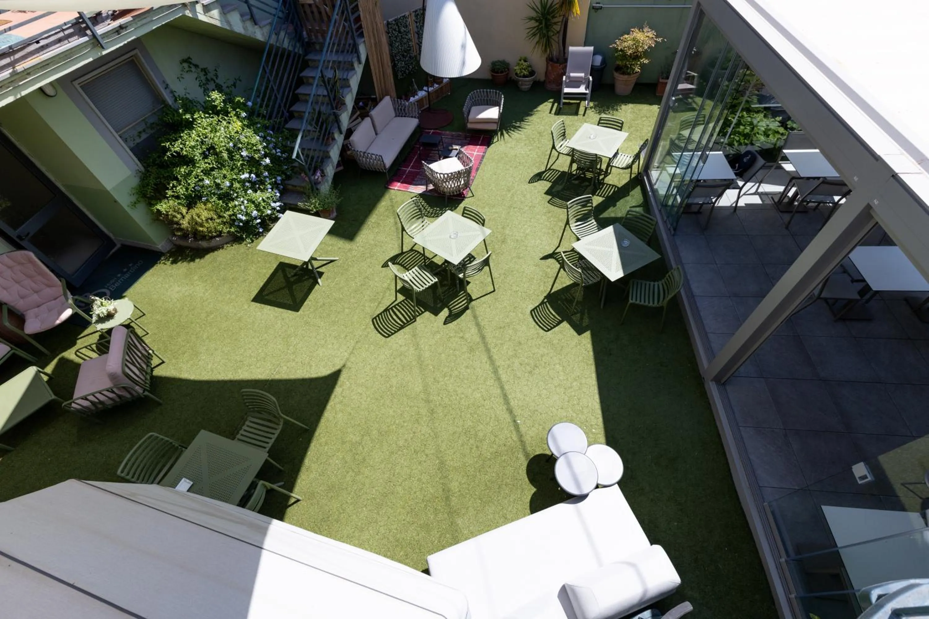 Garden in Hotel Bernardino