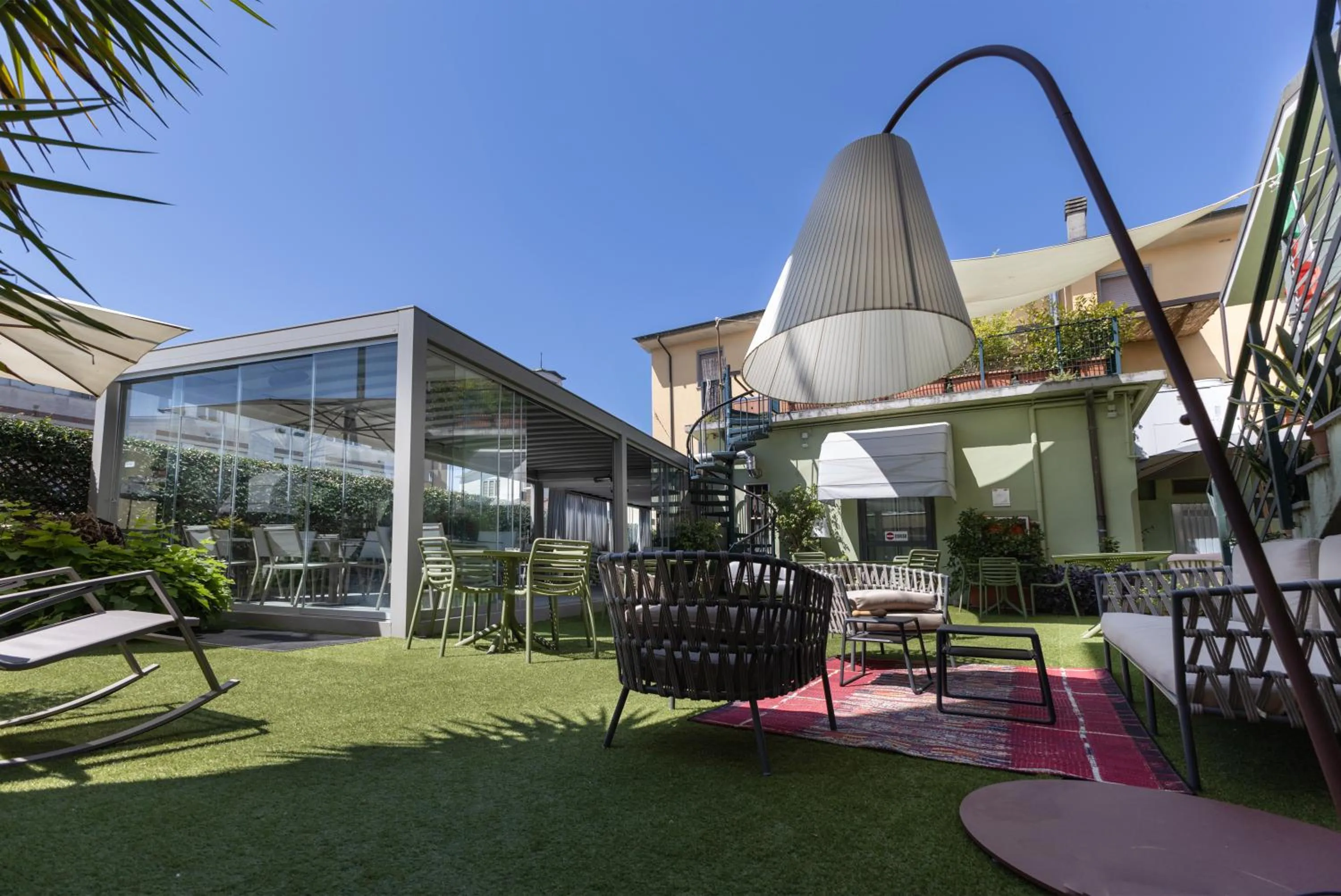 Seating area in Hotel Bernardino