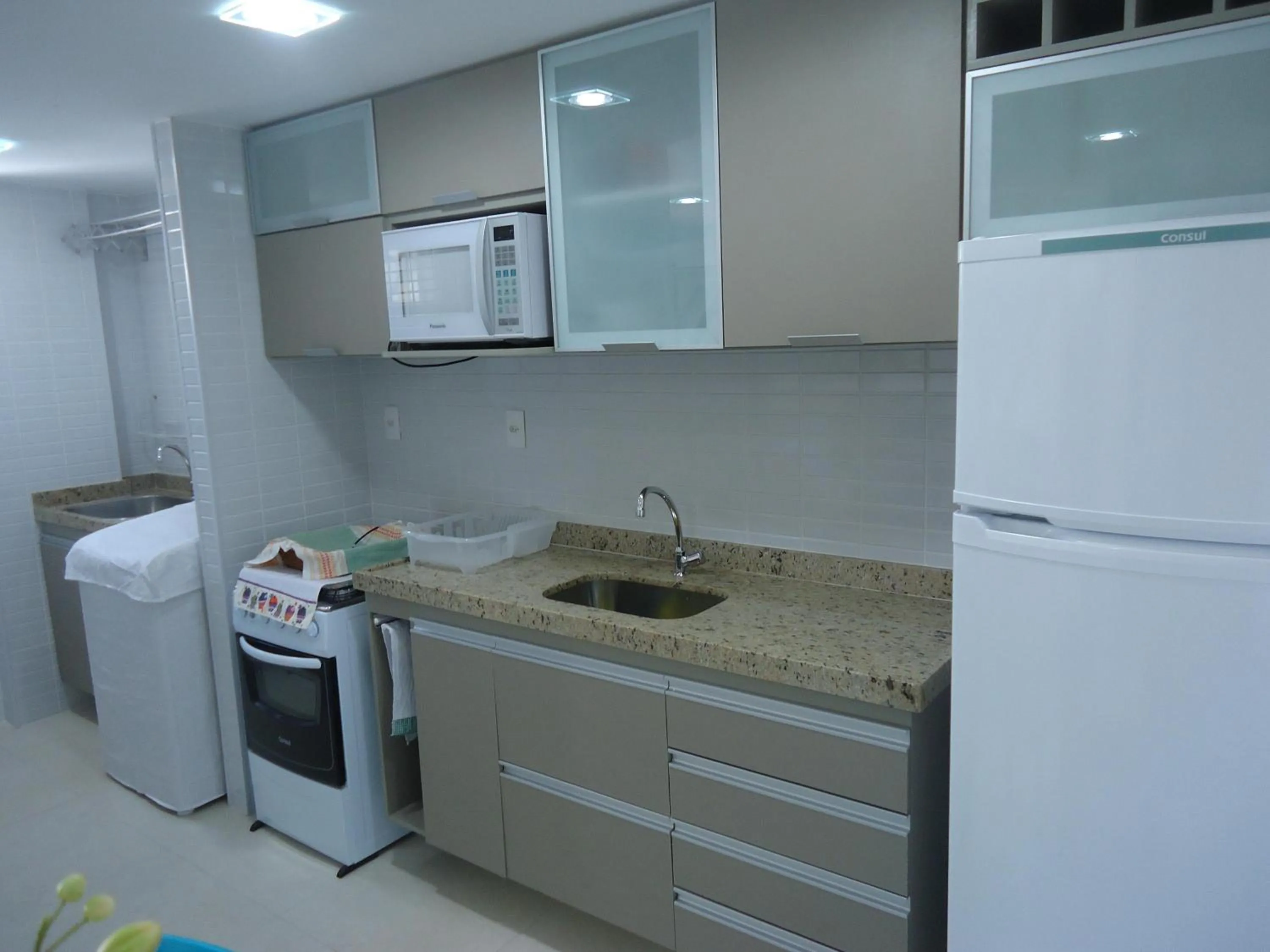 Communal kitchen in Apto Lazer