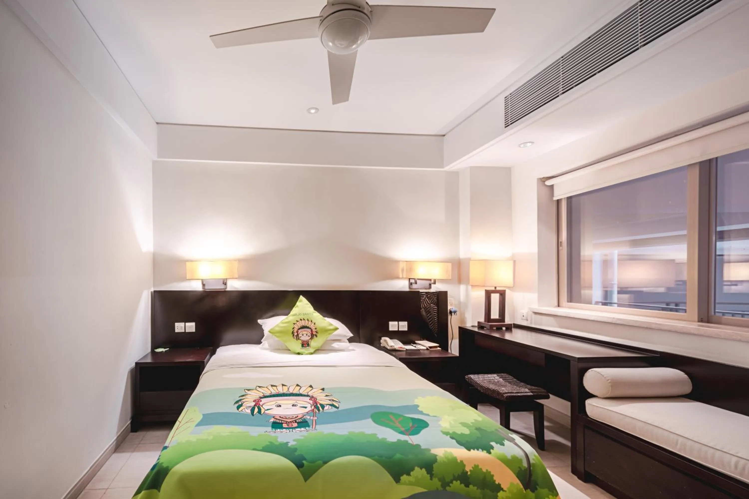 Bed in Howard Johnson Resort Sanya Bay