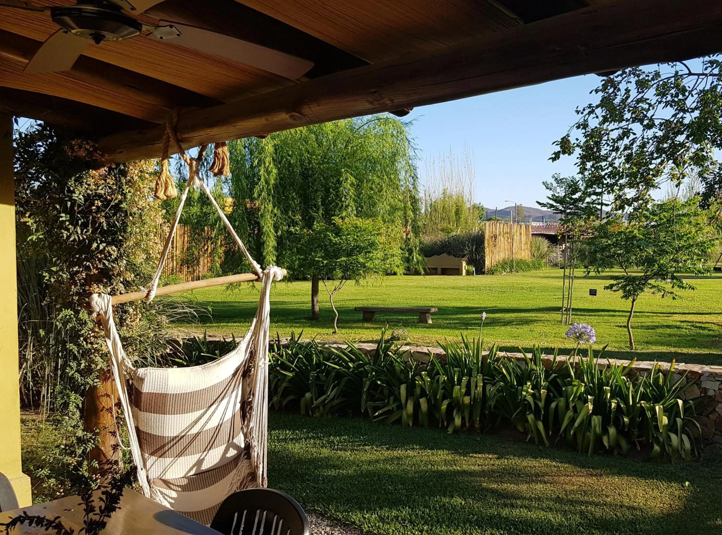 Patio in Posada del Santo Green & Rest - Cabañas