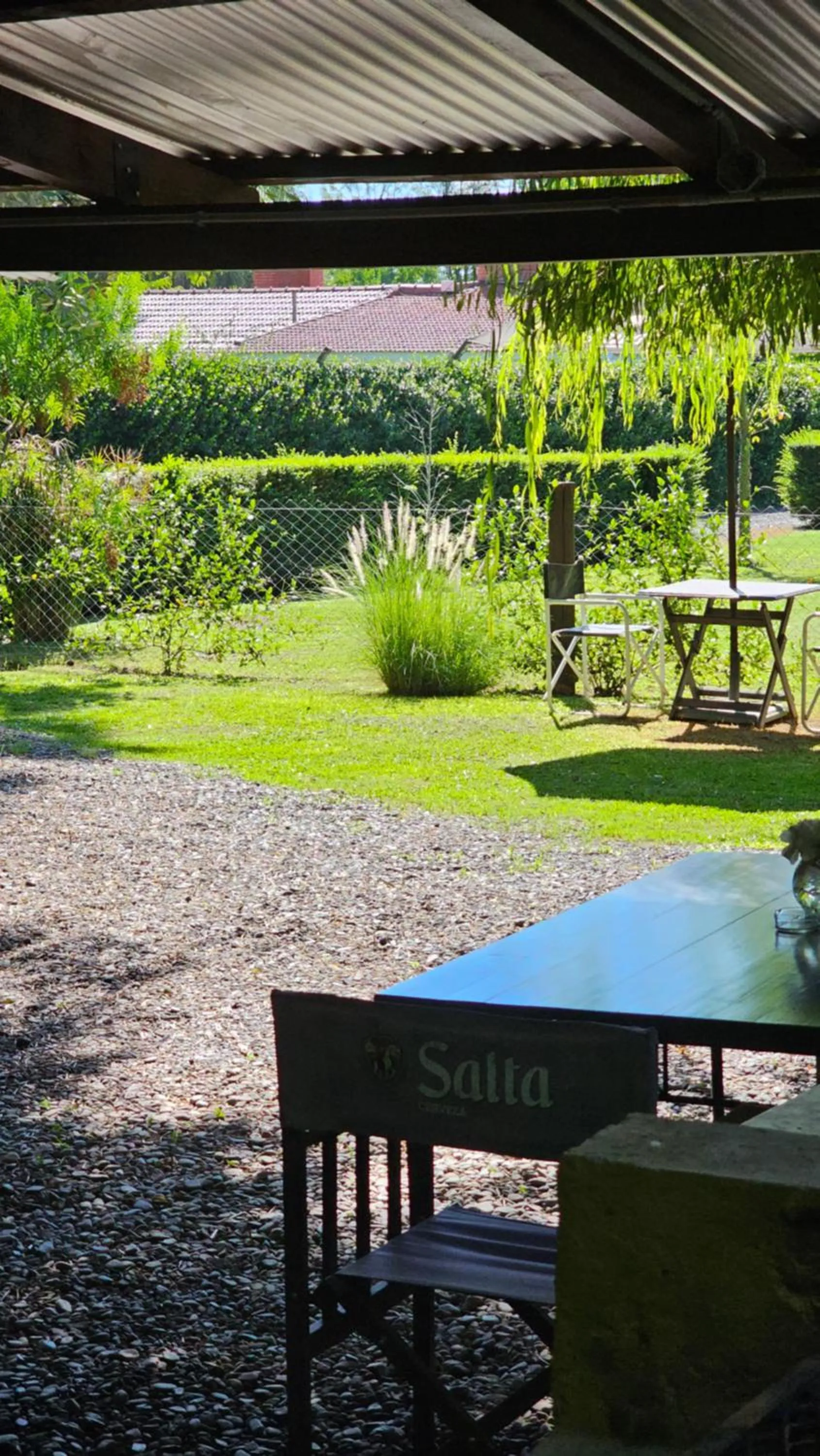 Patio in Posada del Santo Green & Rest - Cabañas
