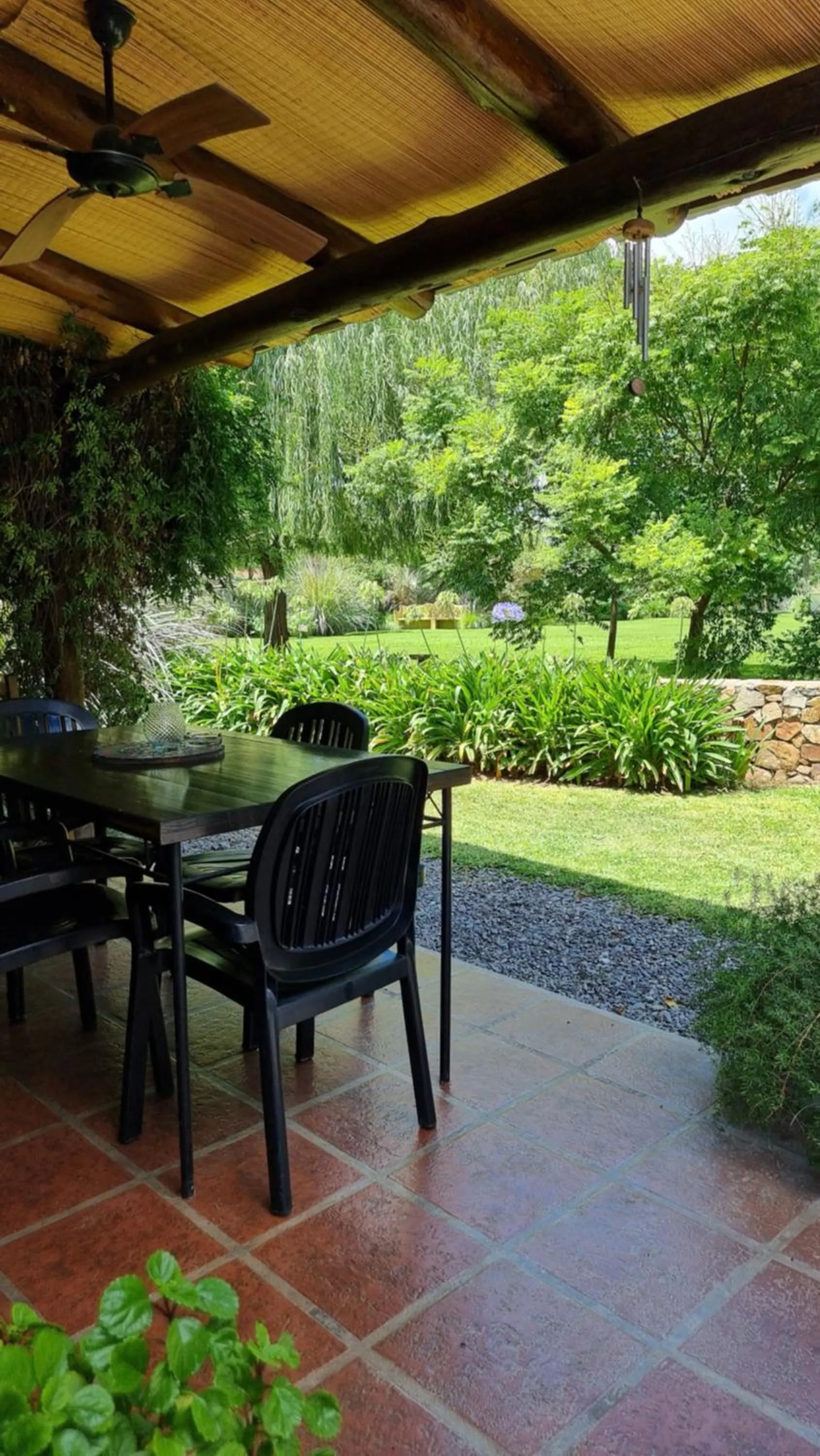 Patio in Posada del Santo Green & Rest - Cabañas