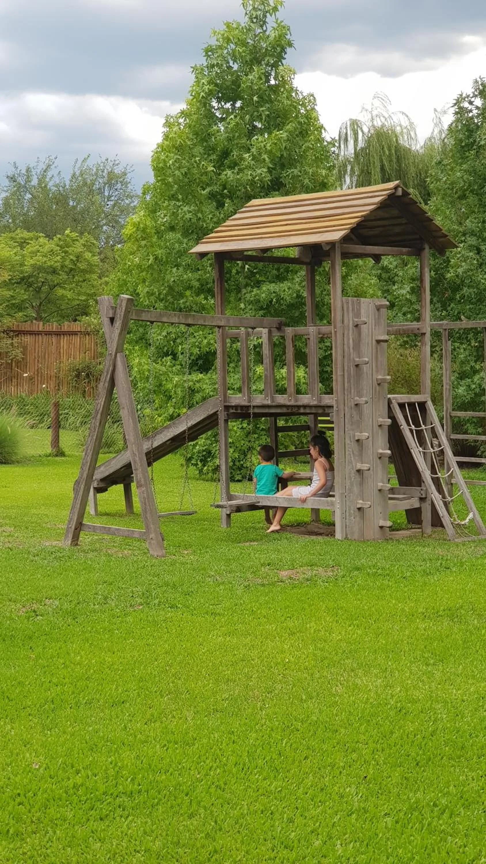 Children play ground in Posada del Santo Green & Rest - Cabañas