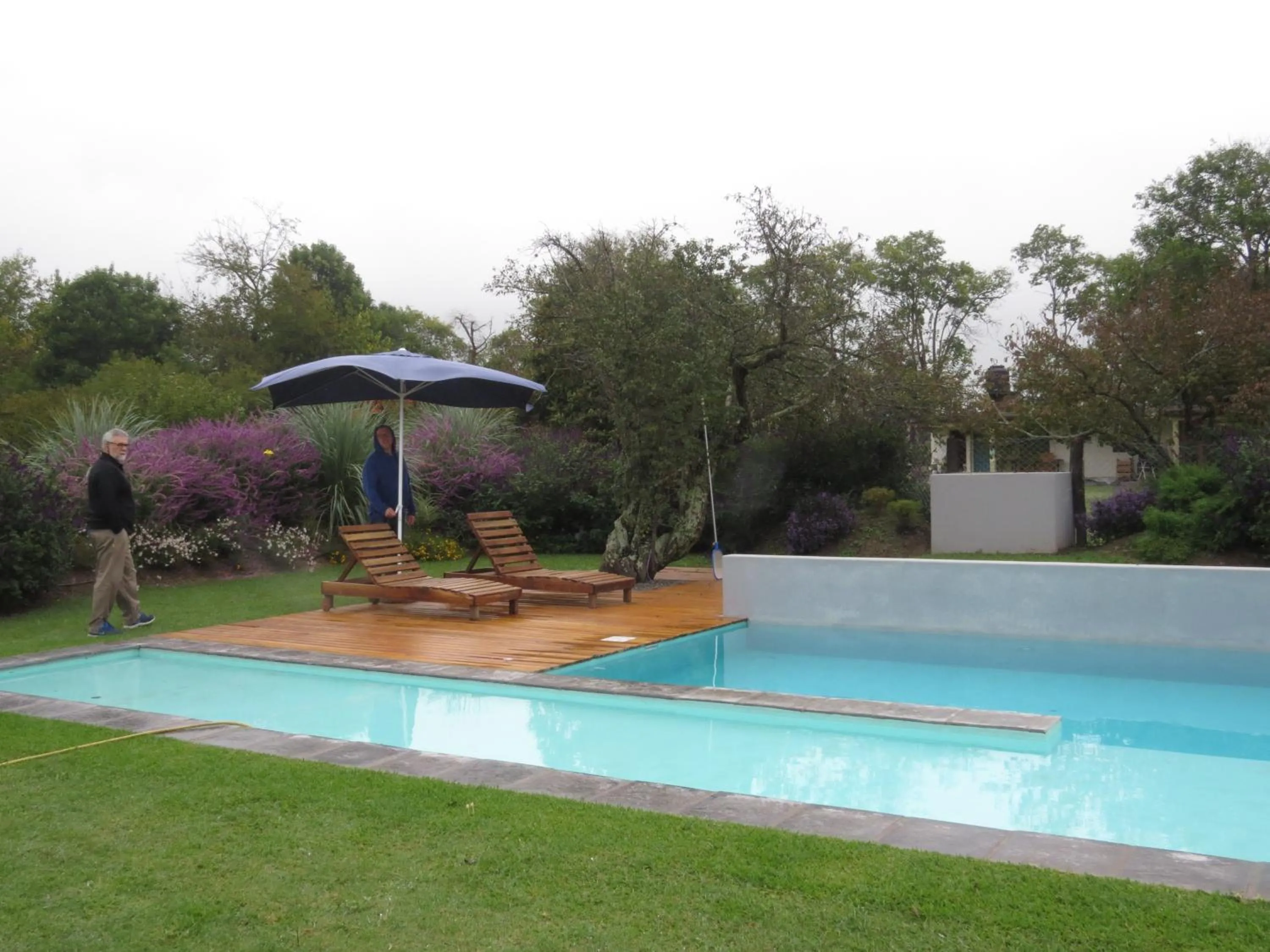 Pool view in Posada del Santo Green & Rest - Cabañas