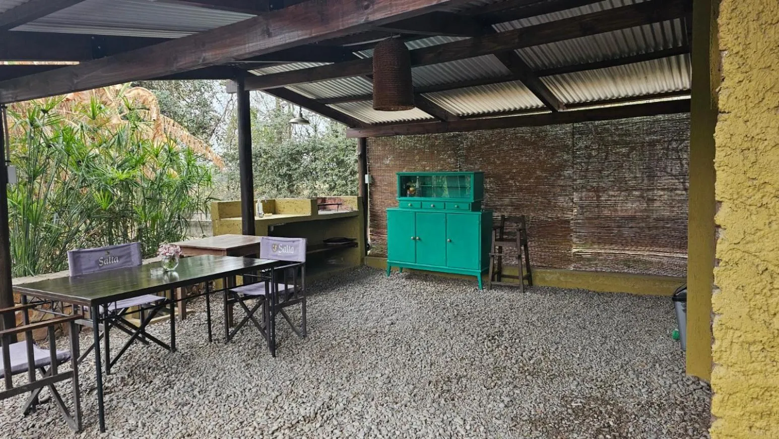 Patio in Posada del Santo Green & Rest - Cabañas